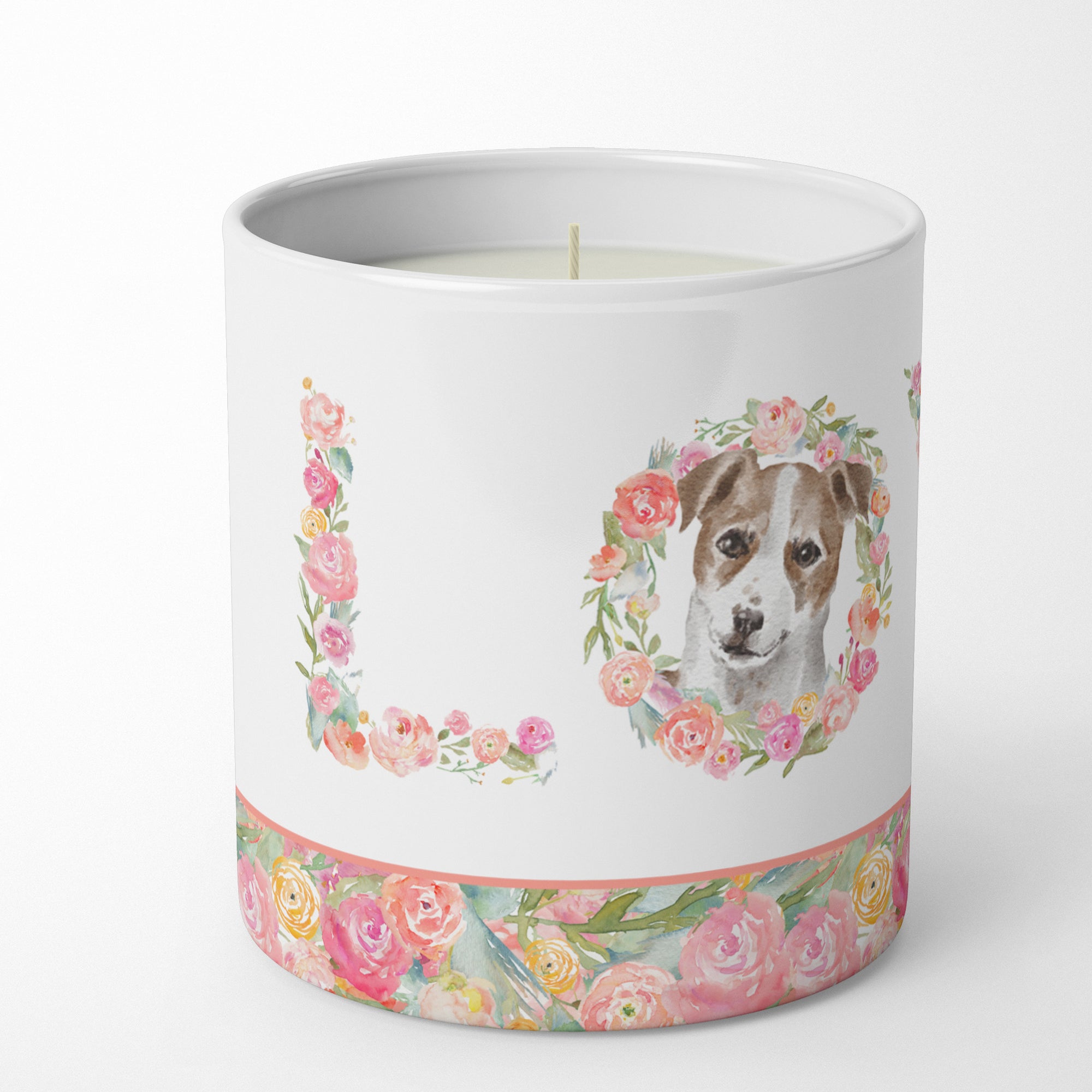 Jack Russell Terrier #3 LOVE 10 oz Decorative Soy Candle - the-store.com