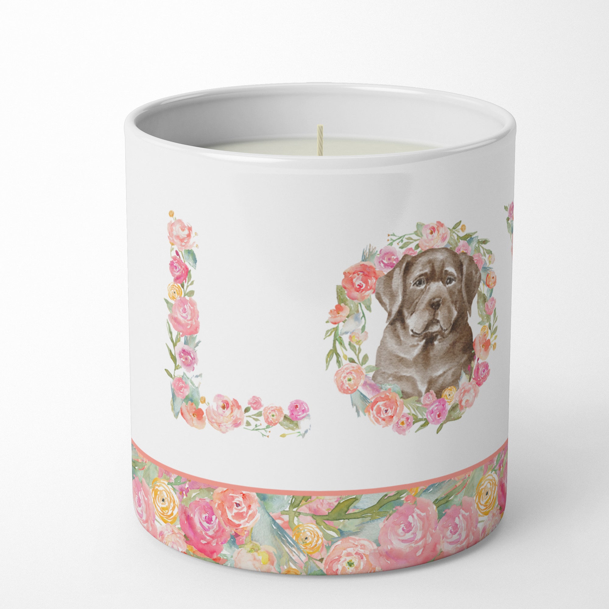 Labrador Retriever #3 LOVE 10 oz Decorative Soy Candle - the-store.com