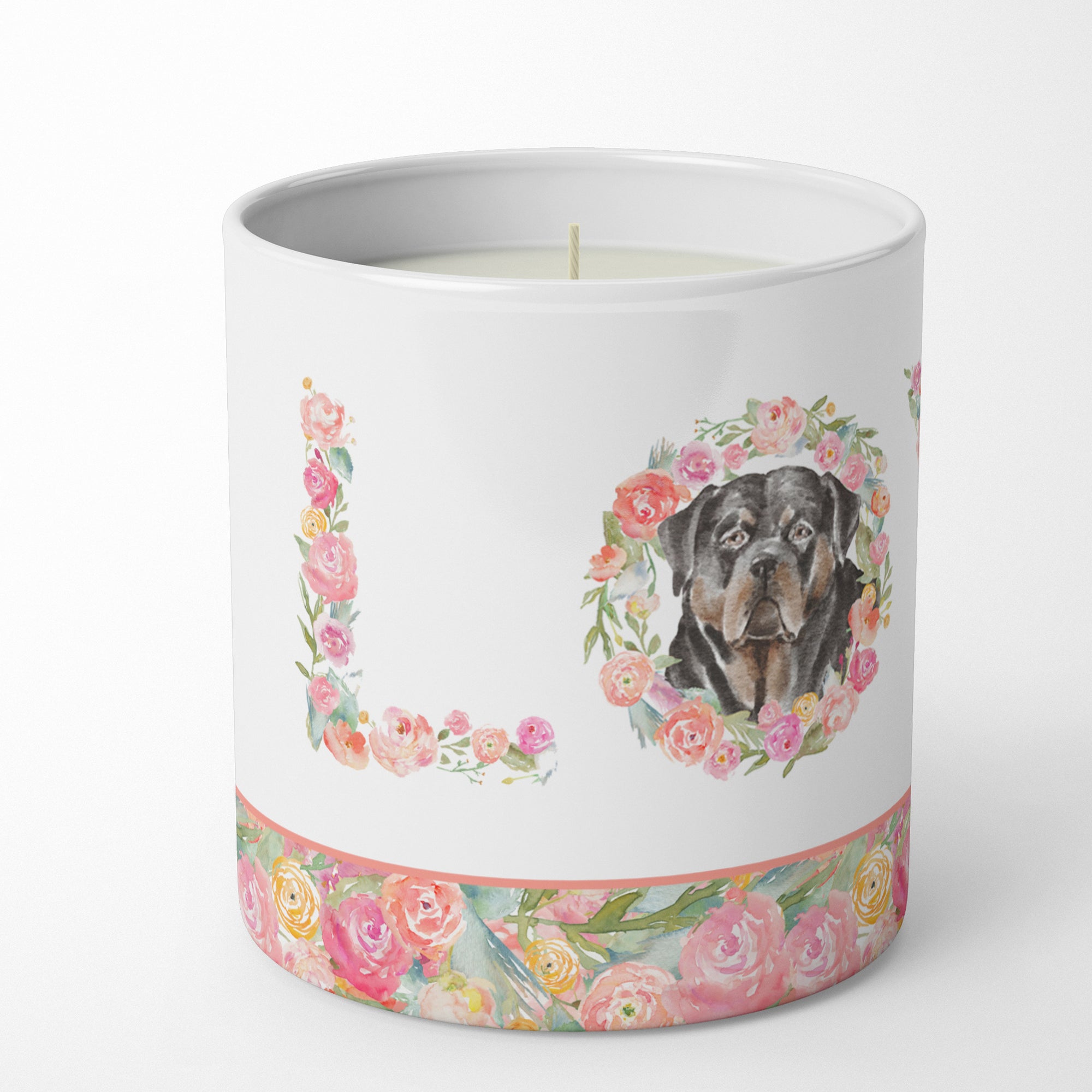 Buy this Rottweiler #1 LOVE 10 oz Decorative Soy Candle