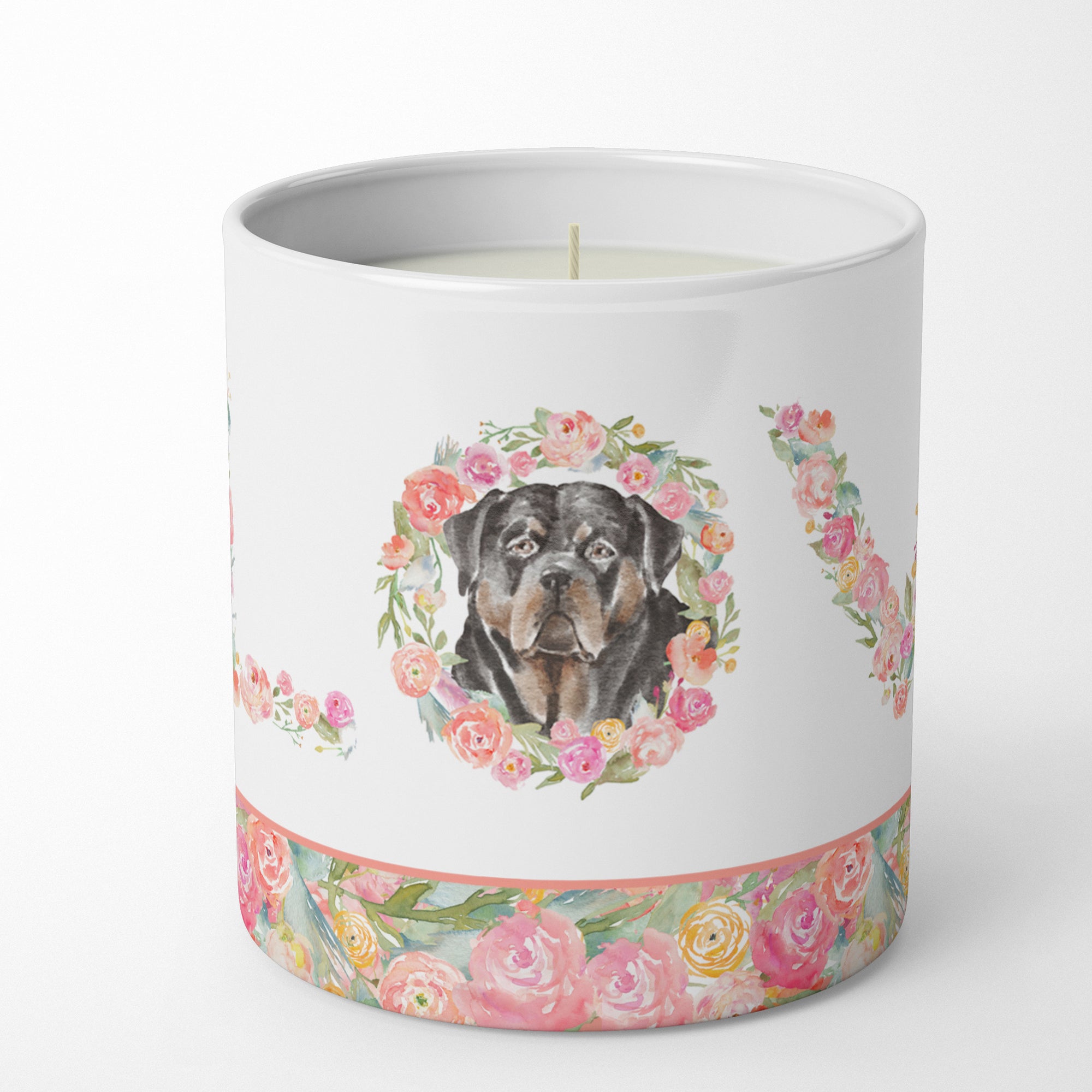 Buy this Rottweiler #1 LOVE 10 oz Decorative Soy Candle
