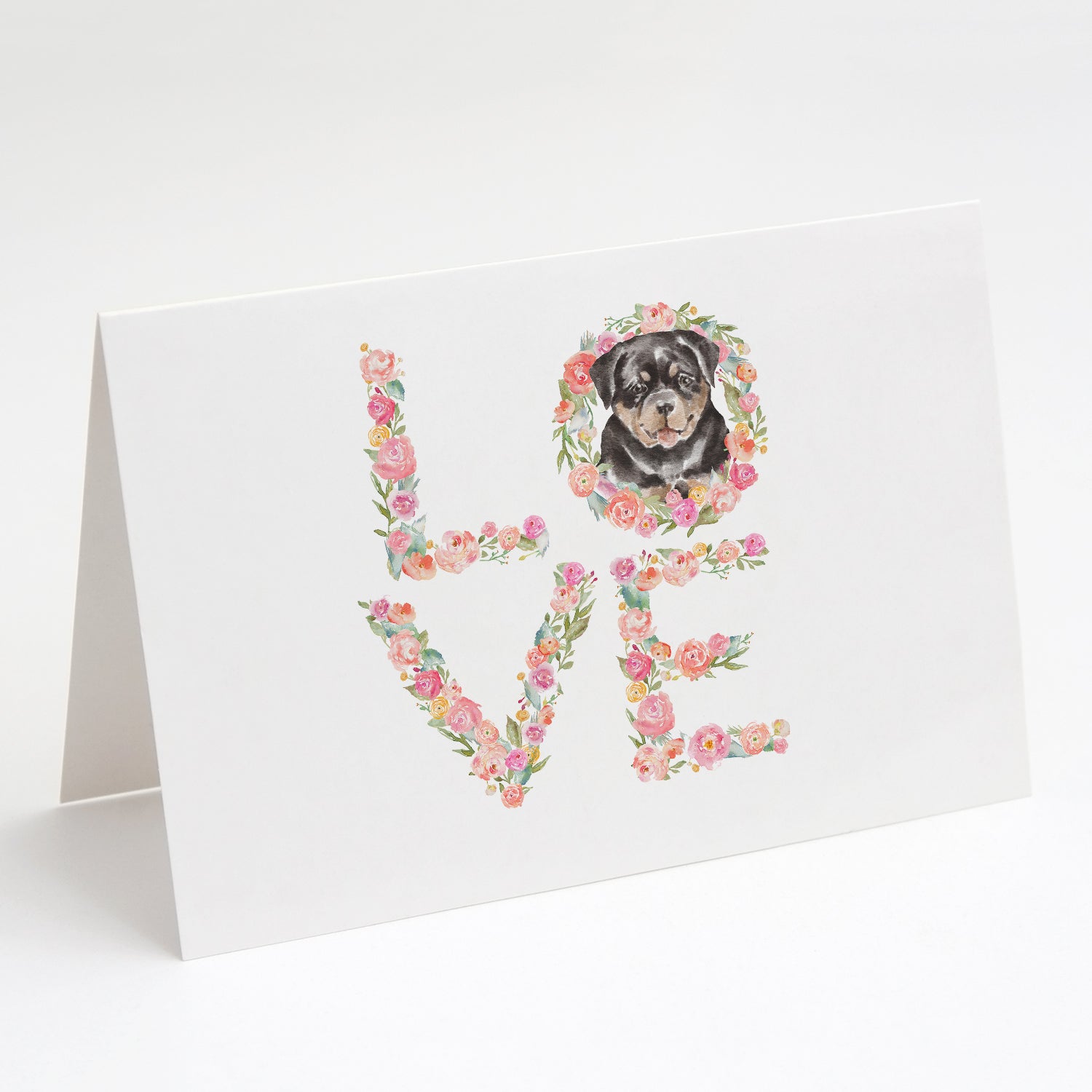 Buy this Rottweiler #2 LOVE Greeting Cards and Envelopes Pack of 8