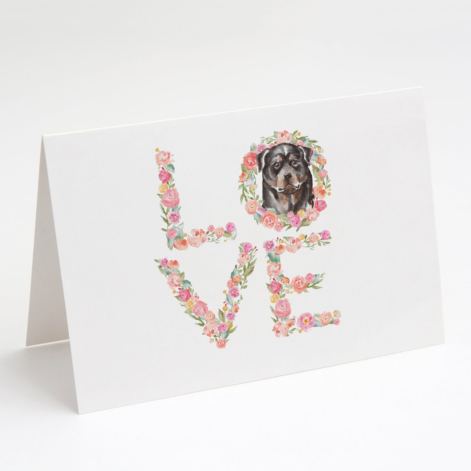 Buy this Rottweiler #4 LOVE Greeting Cards and Envelopes Pack of 8