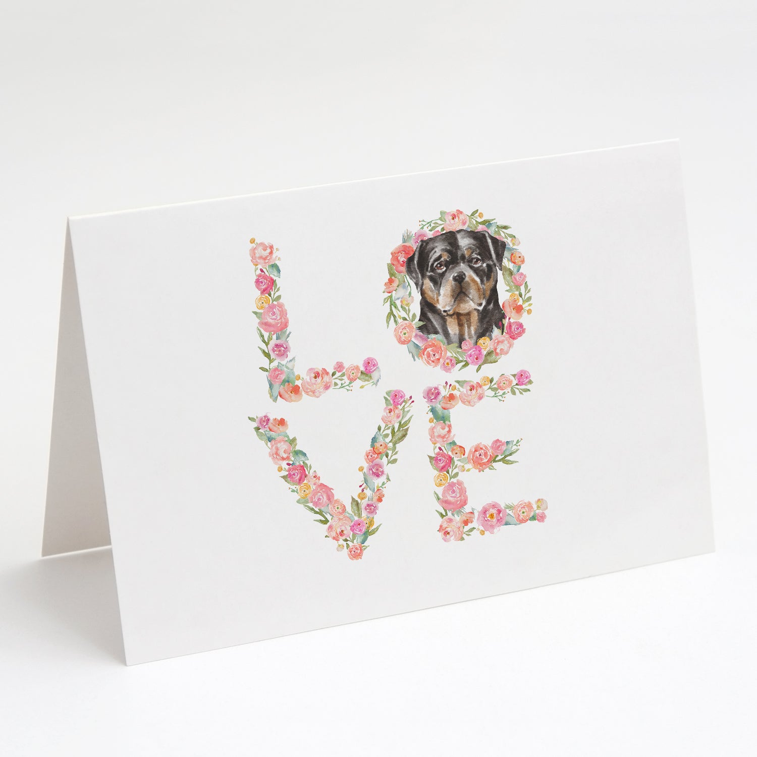 Buy this Rottweiler #5 LOVE Greeting Cards and Envelopes Pack of 8