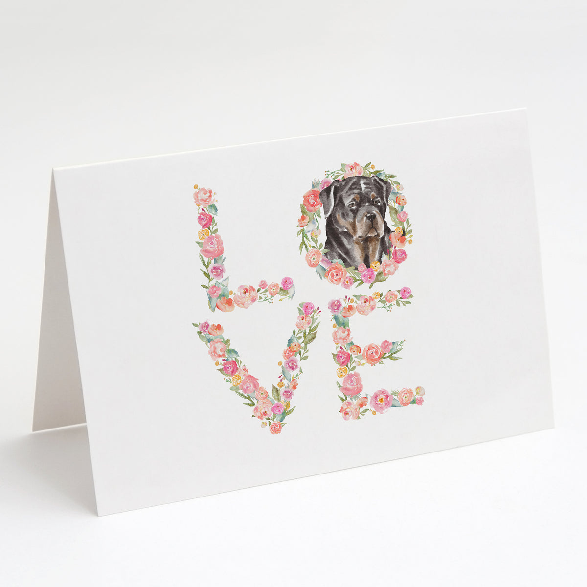 Buy this Rottweiler #6 LOVE Greeting Cards and Envelopes Pack of 8