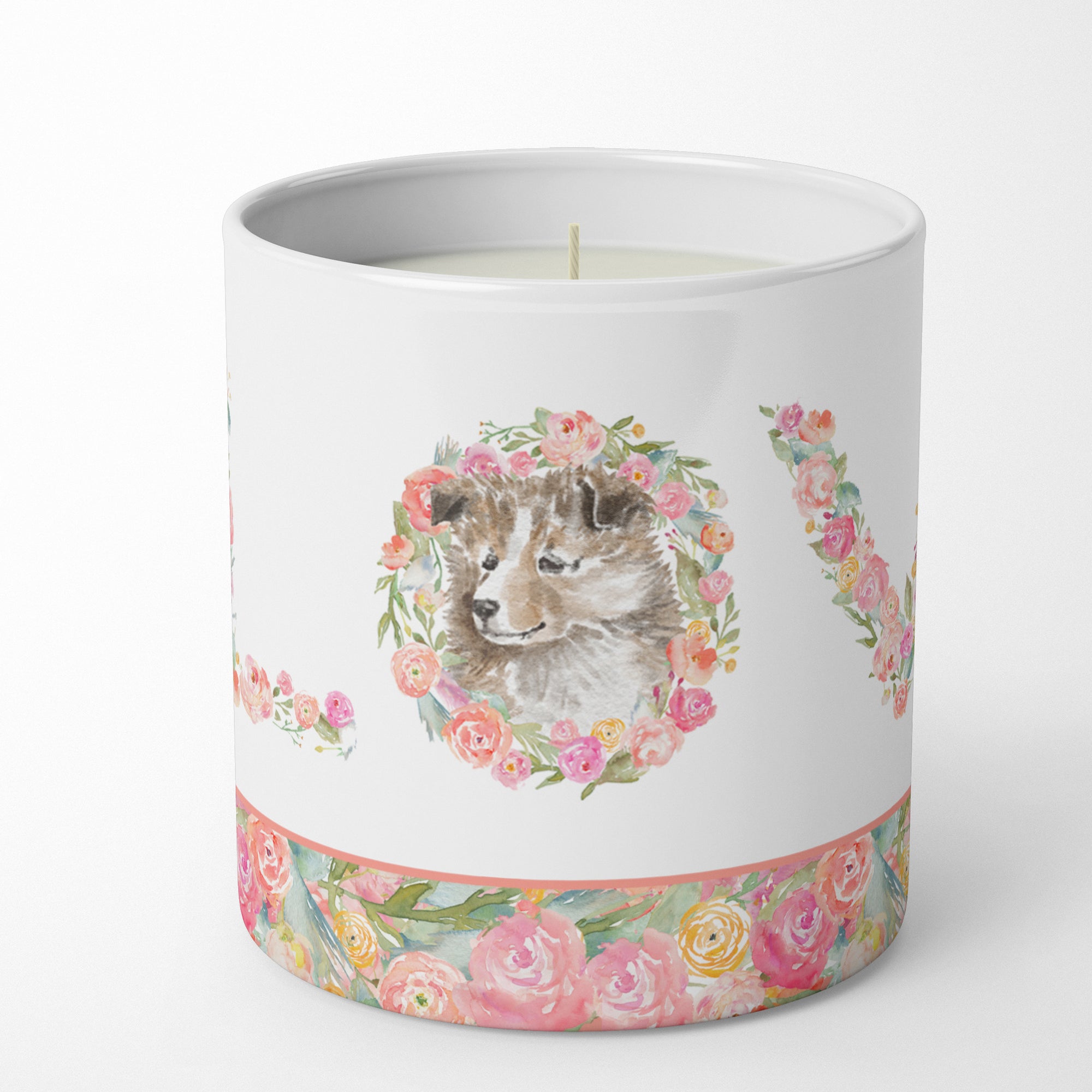 Buy this Sheltie #2 LOVE 10 oz Decorative Soy Candle