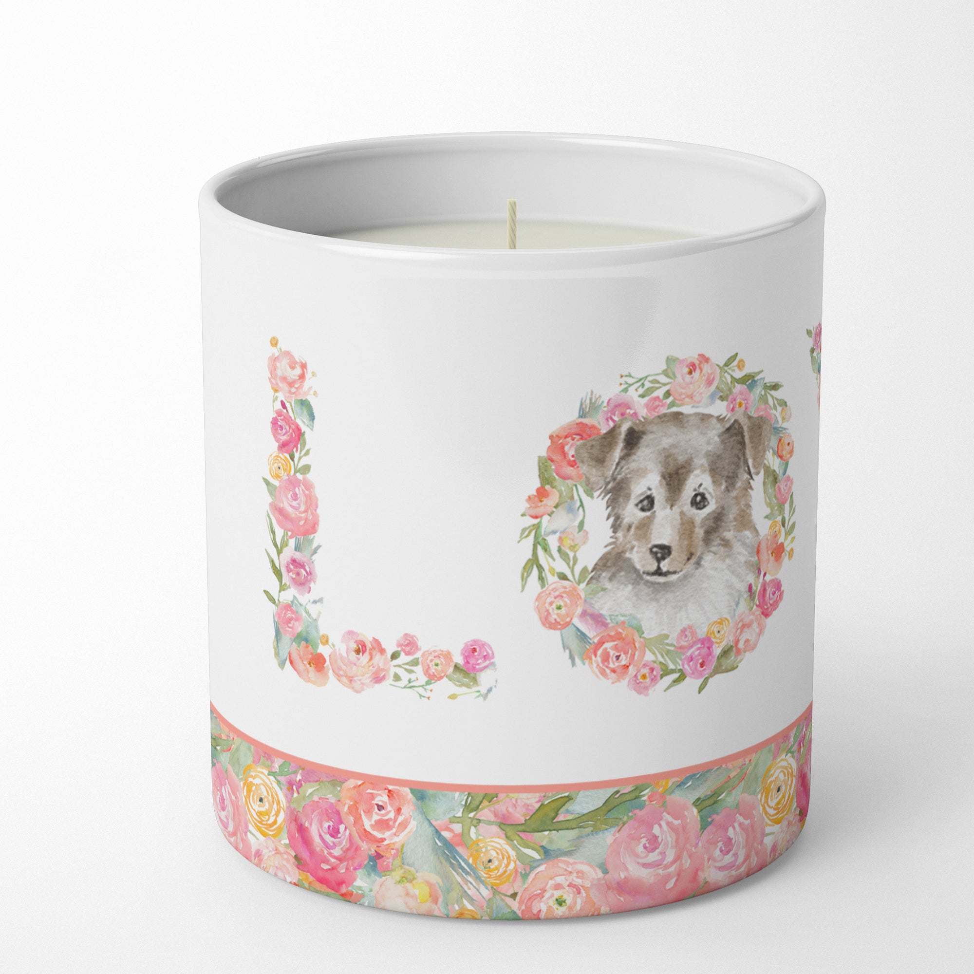 Buy this Sheltie #8 LOVE 10 oz Decorative Soy Candle