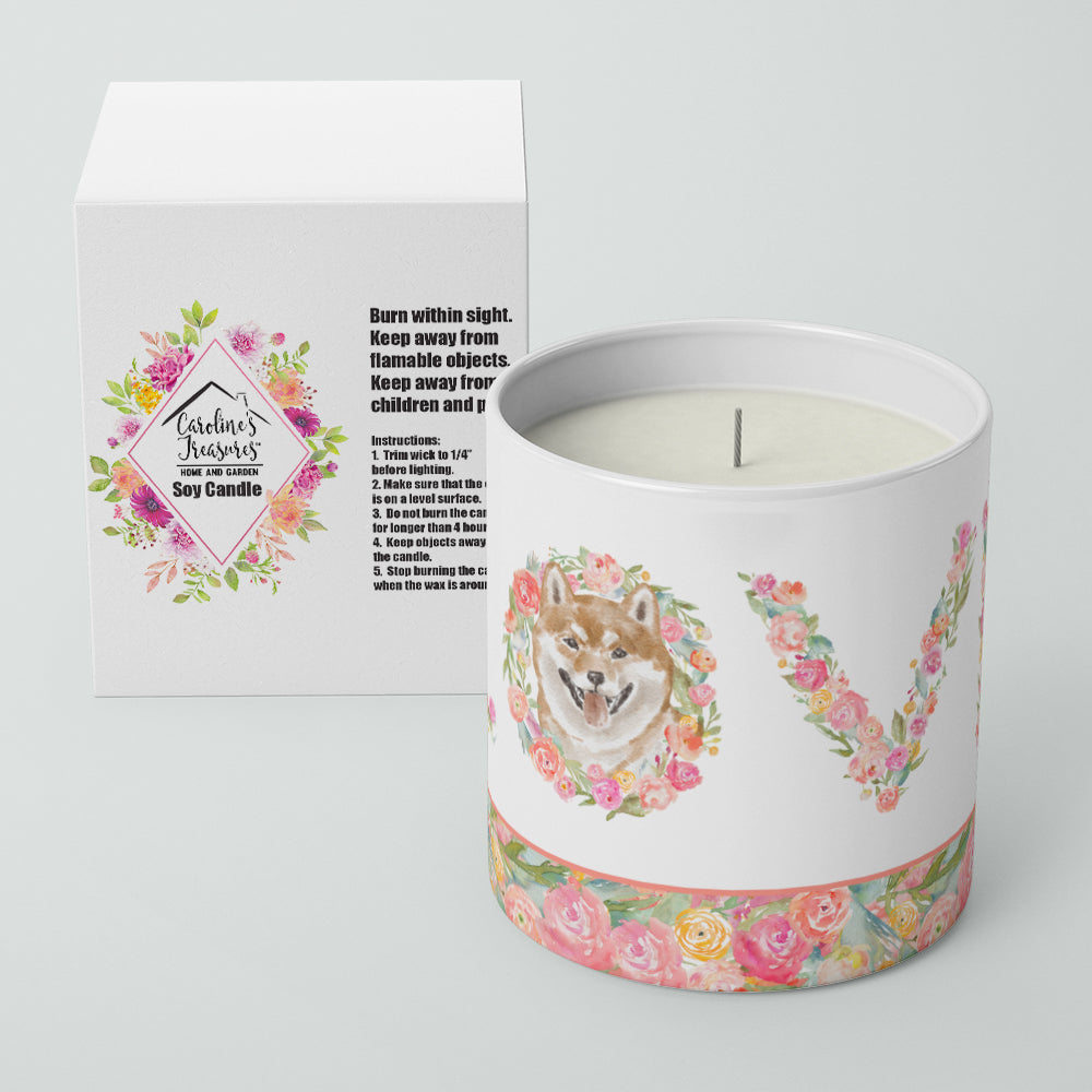 Shiba Inu #1 LOVE 10 oz Decorative Soy Candle - the-store.com
