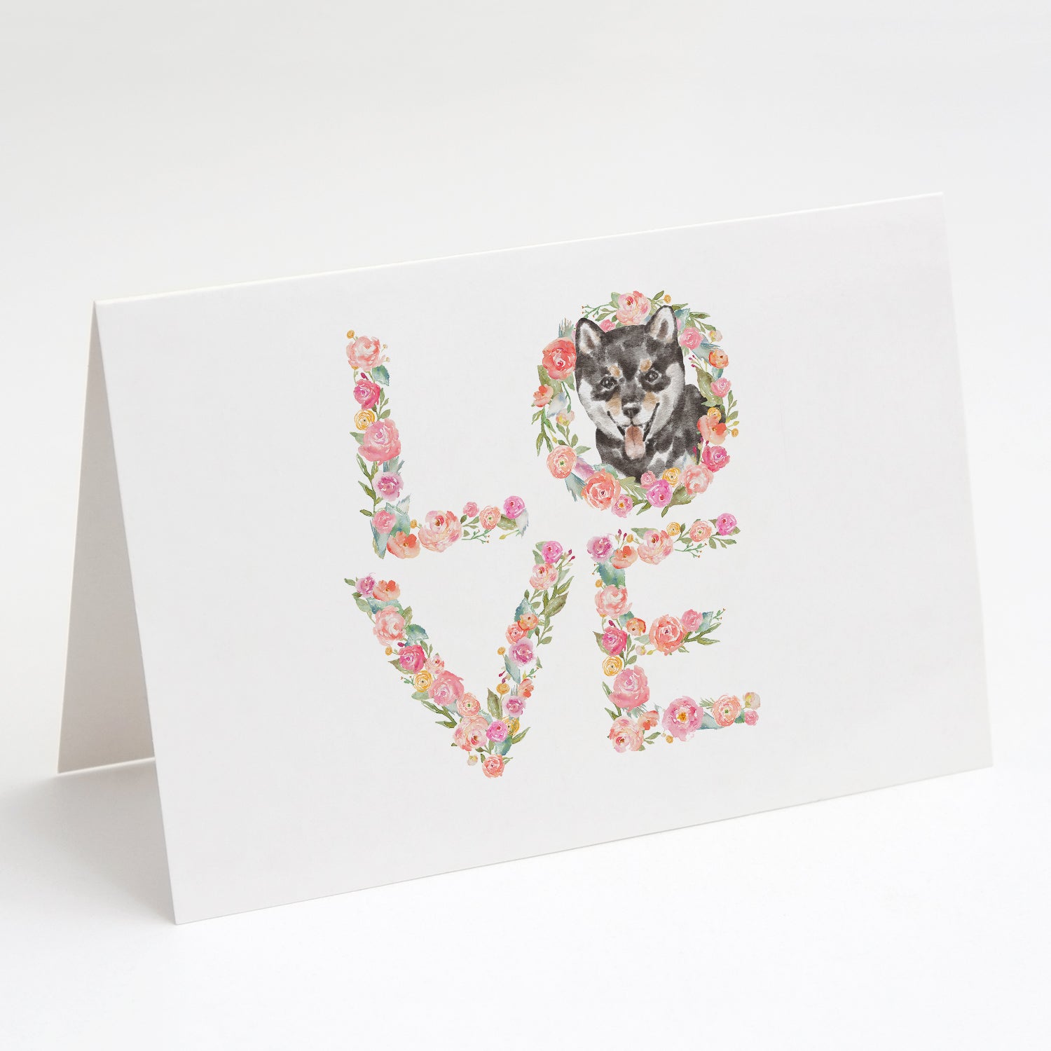 Buy this Shiba Inu #2 LOVE Greeting Cards and Envelopes Pack of 8