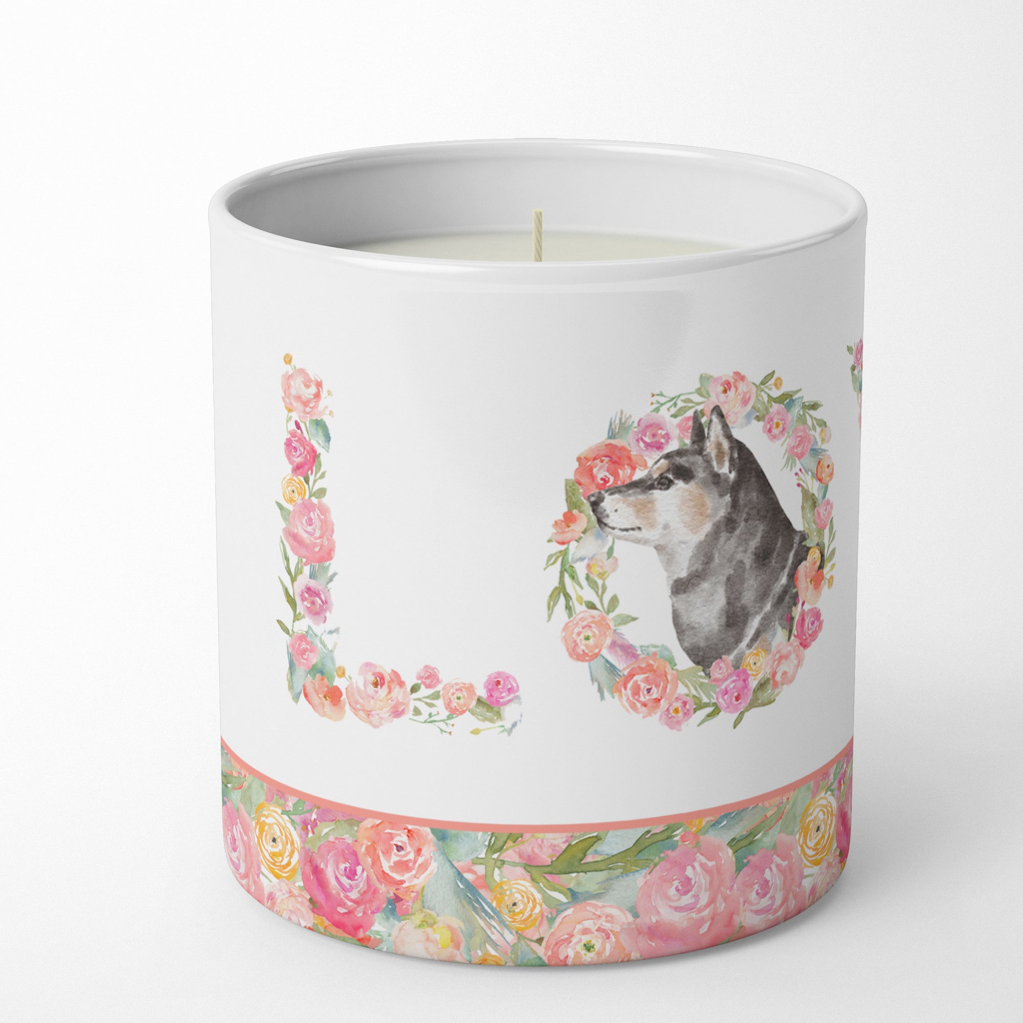 Shiba Inu #3 LOVE 10 oz Decorative Soy Candle - the-store.com