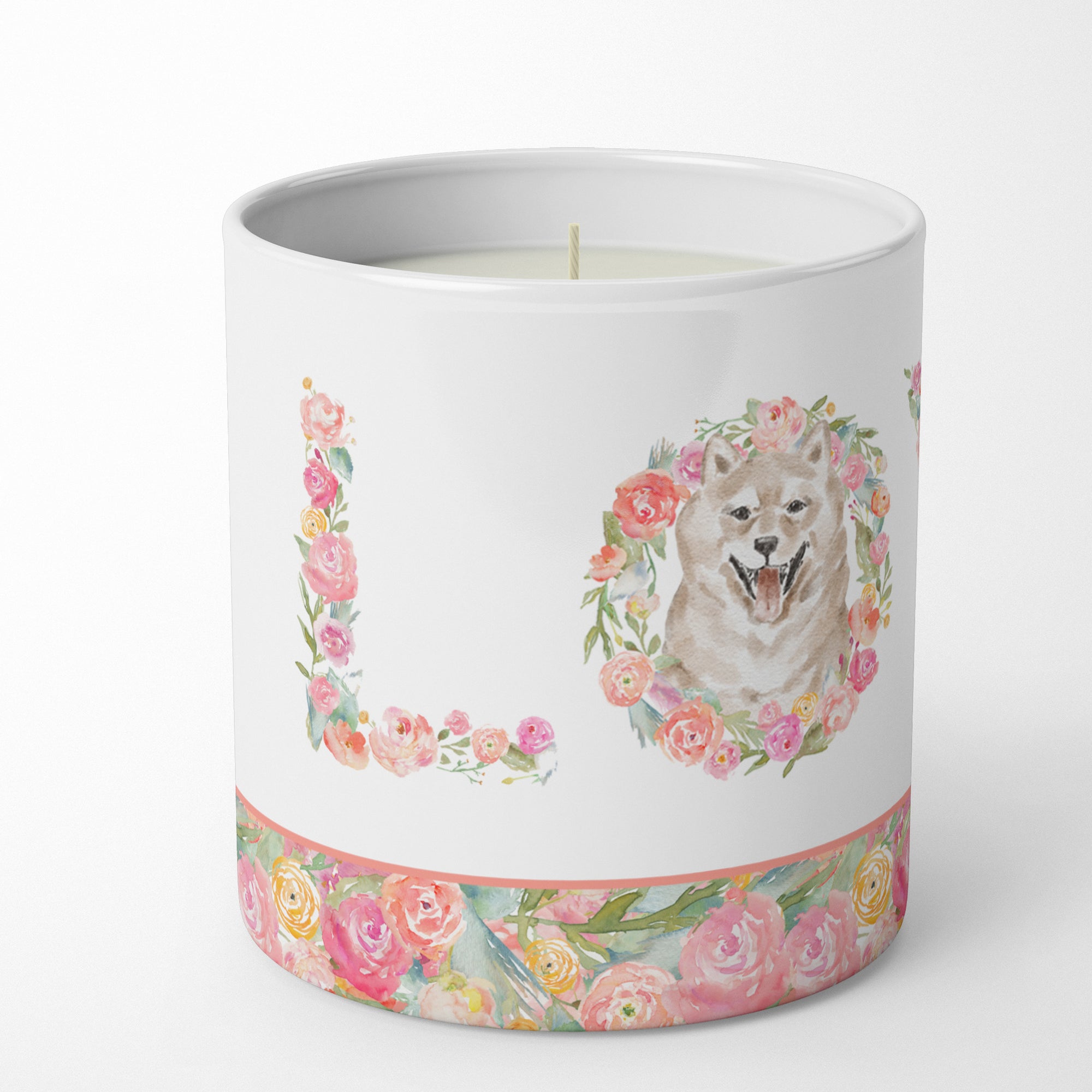 Shiba Inu #4 LOVE 10 oz Decorative Soy Candle - the-store.com
