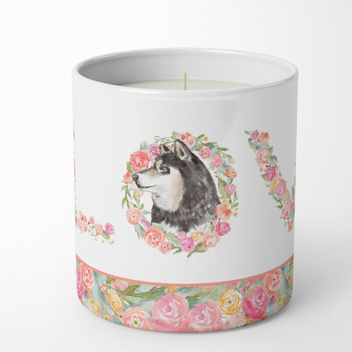Buy this Shiba Inu #5 LOVE 10 oz Decorative Soy Candle