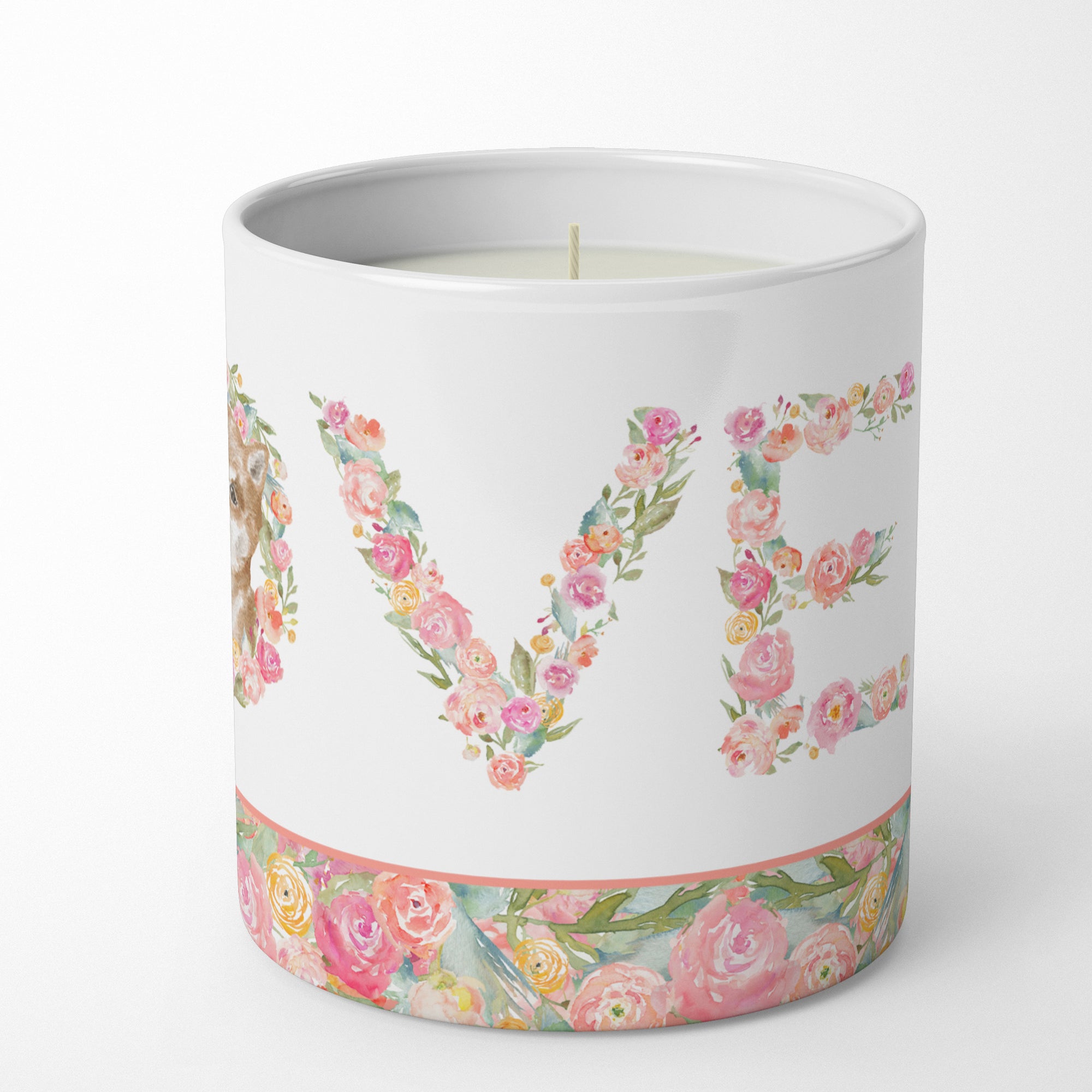 Shiba Inu #8 LOVE 10 oz Decorative Soy Candle - the-store.com