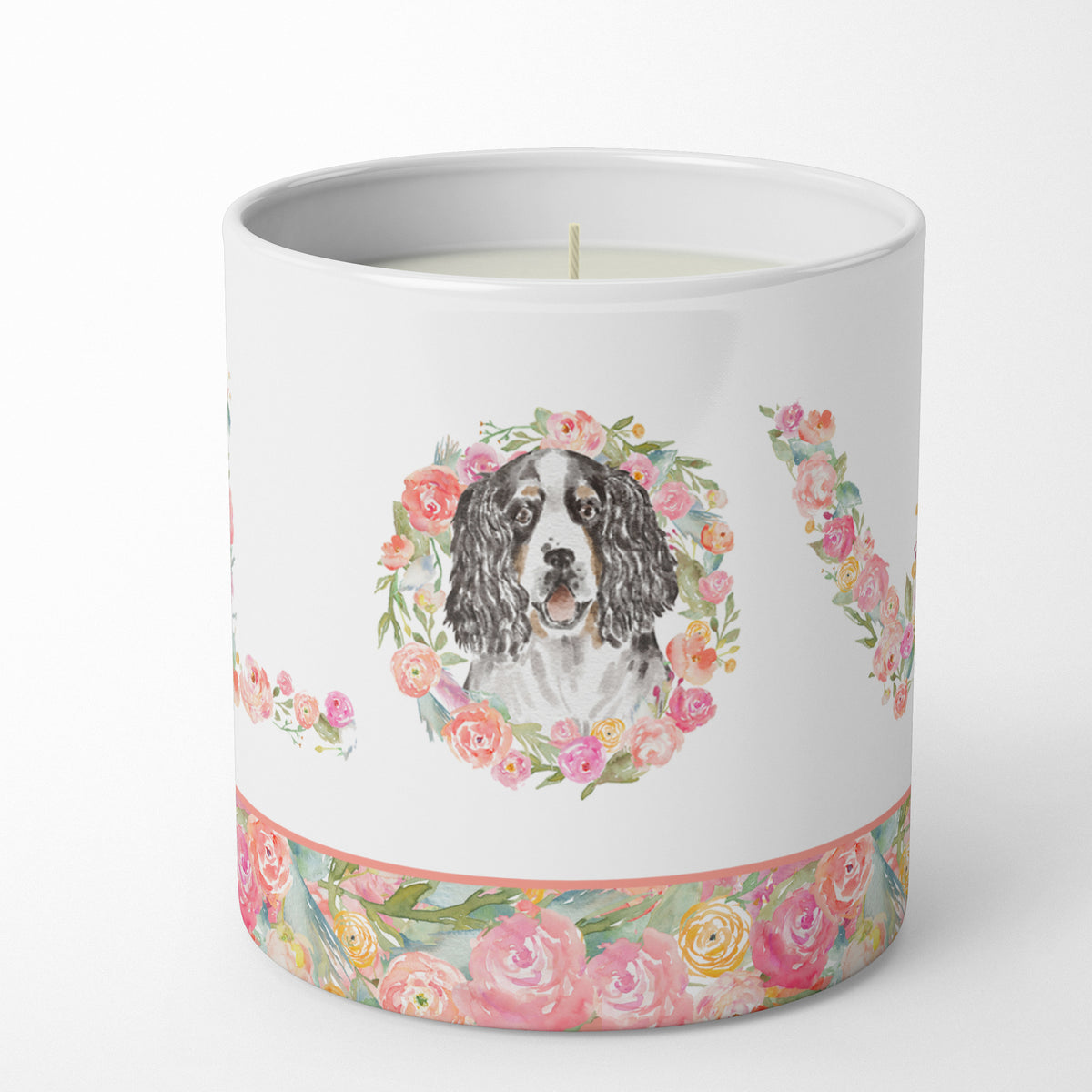 Buy this English Springer Spaniel #1 LOVE 10 oz Decorative Soy Candle