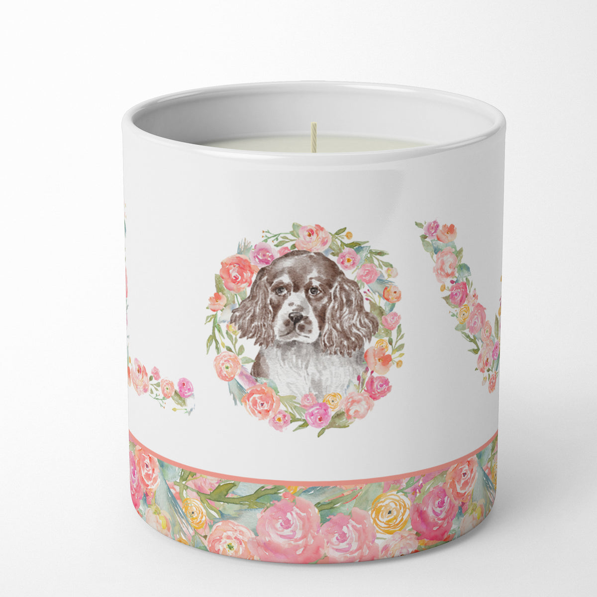 Buy this English Springer Spaniel #2 LOVE 10 oz Decorative Soy Candle