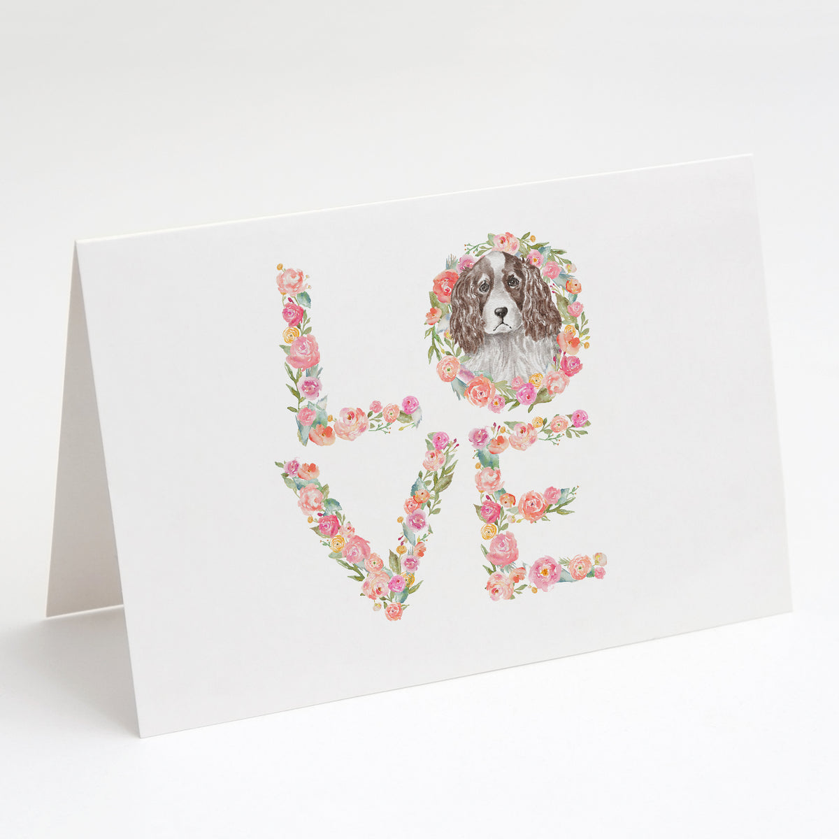 Buy this English Springer Spaniel #3 LOVE Greeting Cards and Envelopes Pack of 8