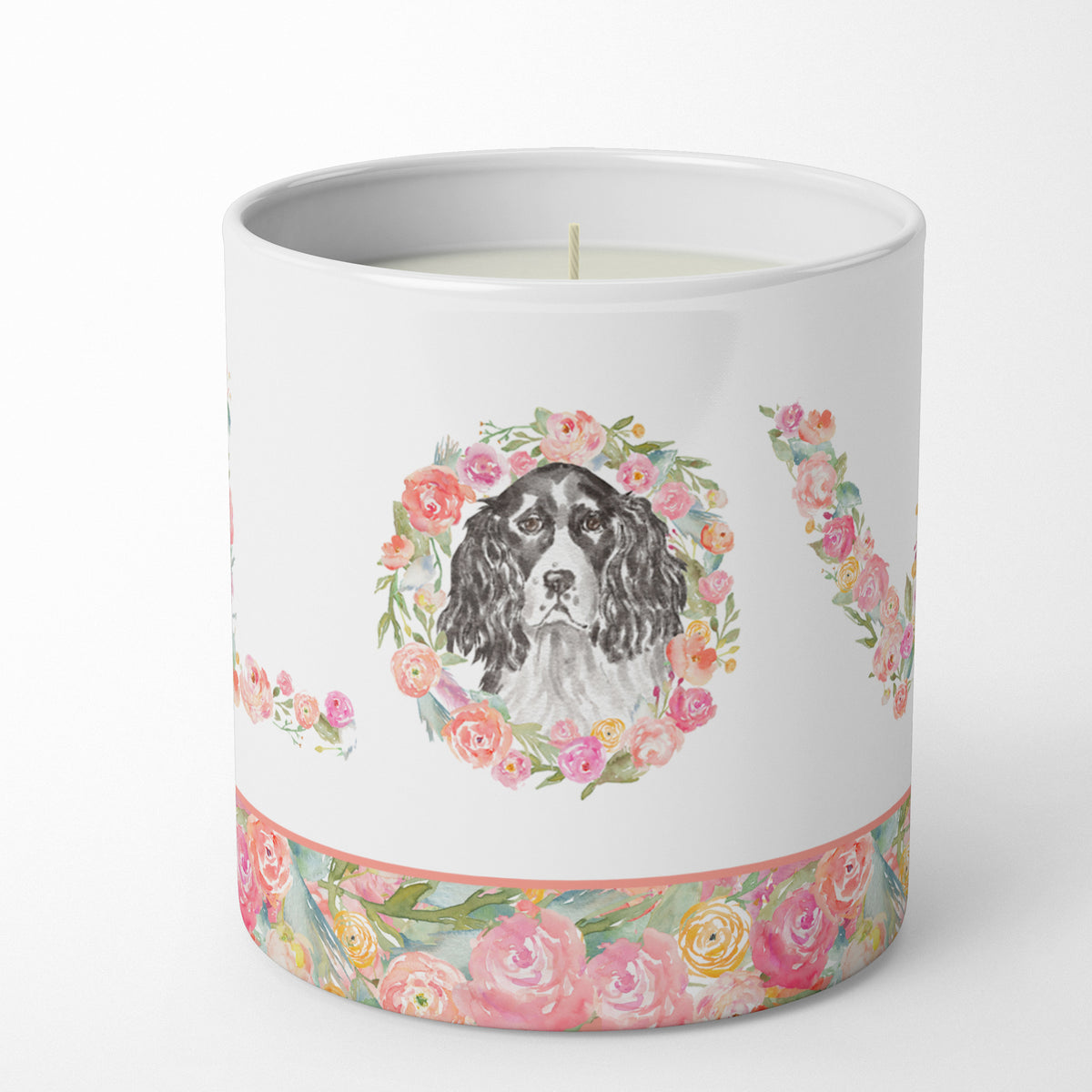 Buy this English Springer Spaniel #5 LOVE 10 oz Decorative Soy Candle