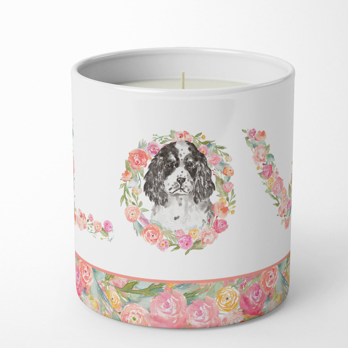 Buy this English Springer Spaniel #7 LOVE 10 oz Decorative Soy Candle