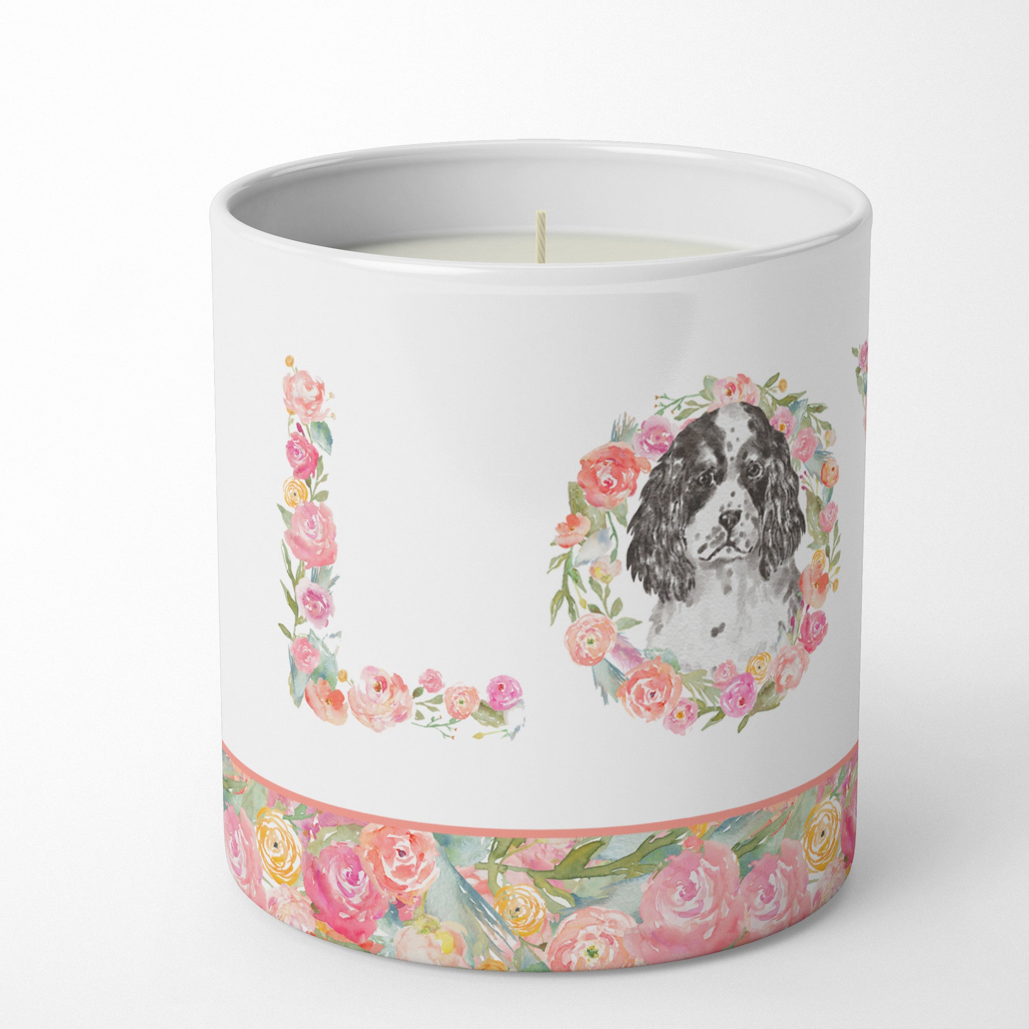 Buy this English Springer Spaniel #7 LOVE 10 oz Decorative Soy Candle