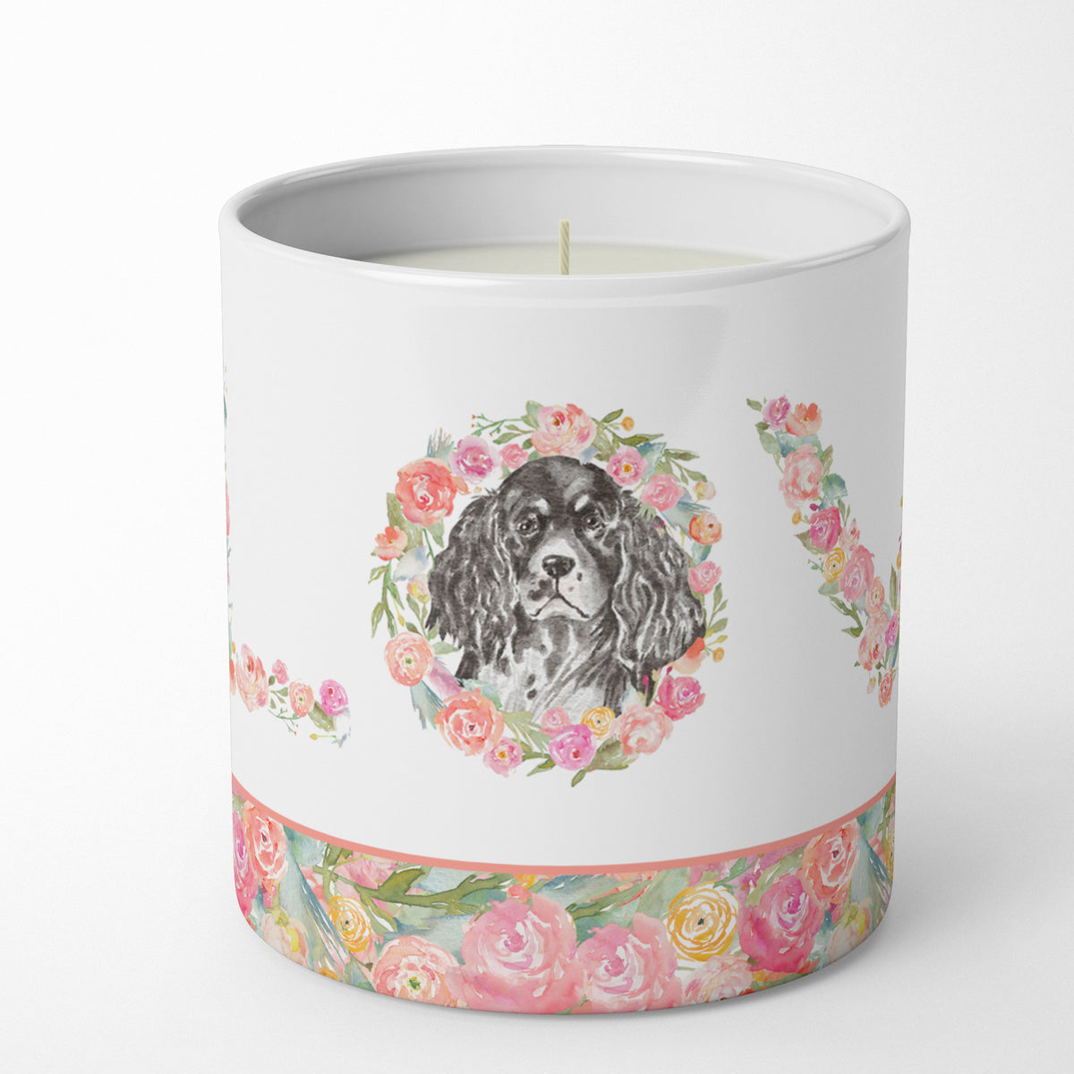 Buy this English Springer Spaniel #10 LOVE 10 oz Decorative Soy Candle