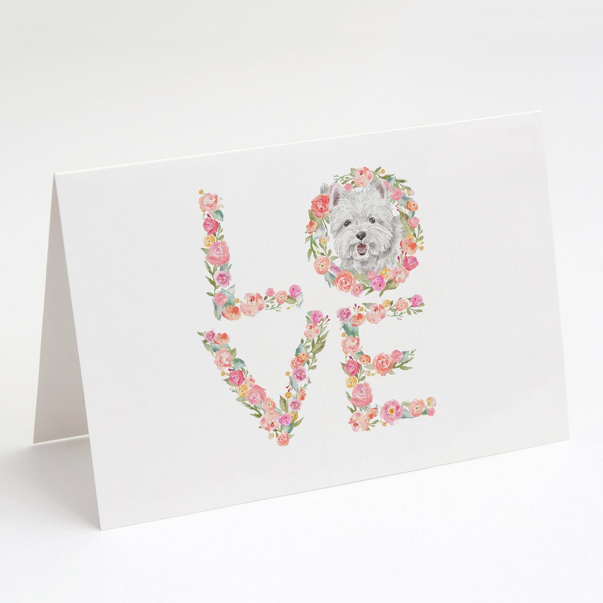 Buy this Westie #1 LOVE Greeting Cards and Envelopes Pack of 8