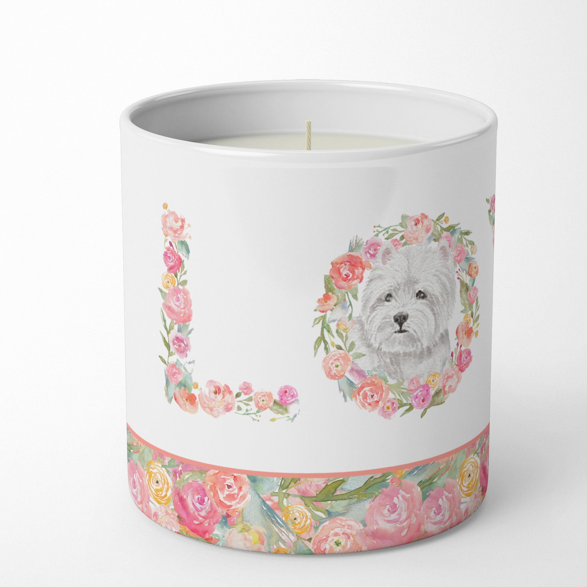 Westie #3 LOVE 10 oz Decorative Soy Candle - the-store.com