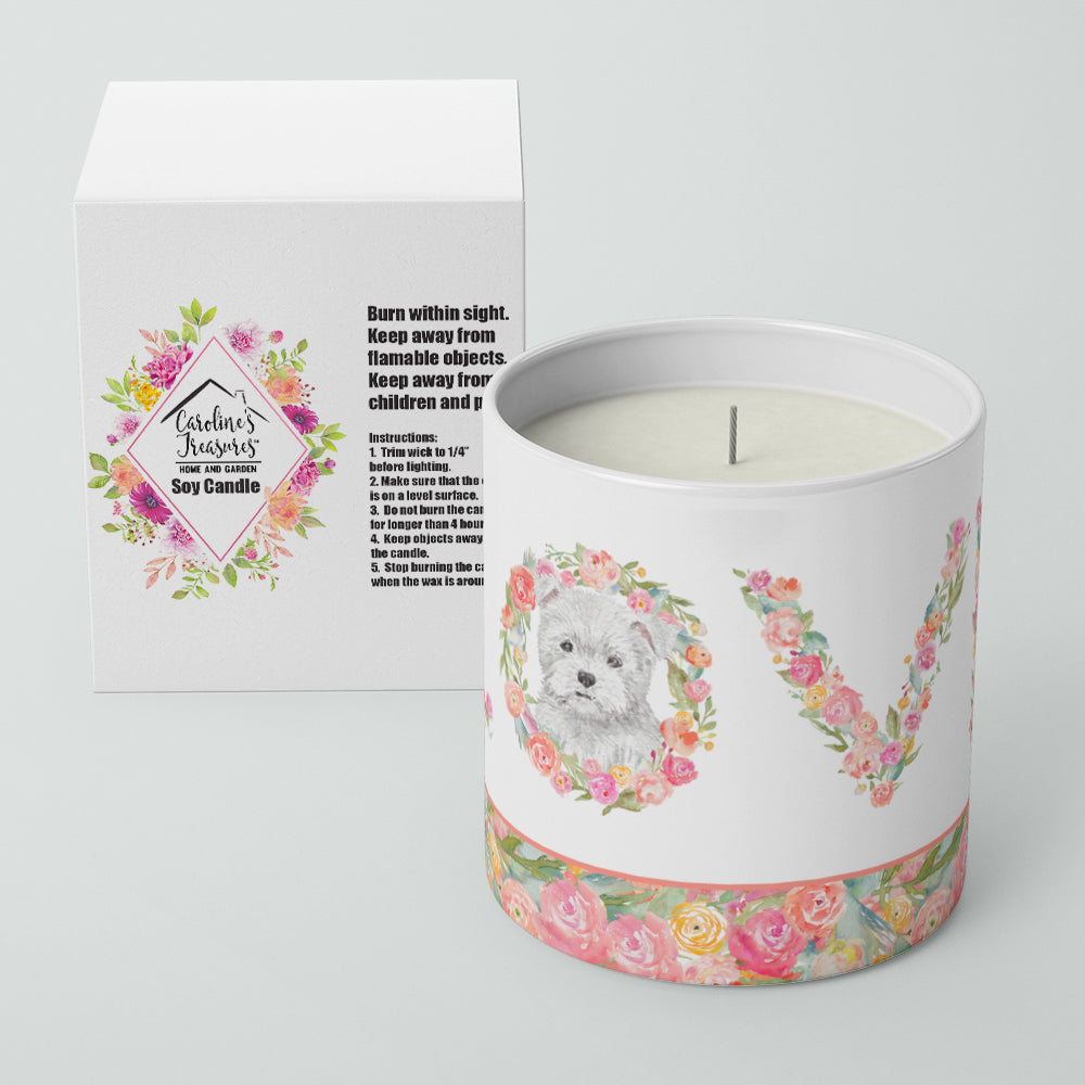Westie #4 LOVE 10 oz Decorative Soy Candle - the-store.com