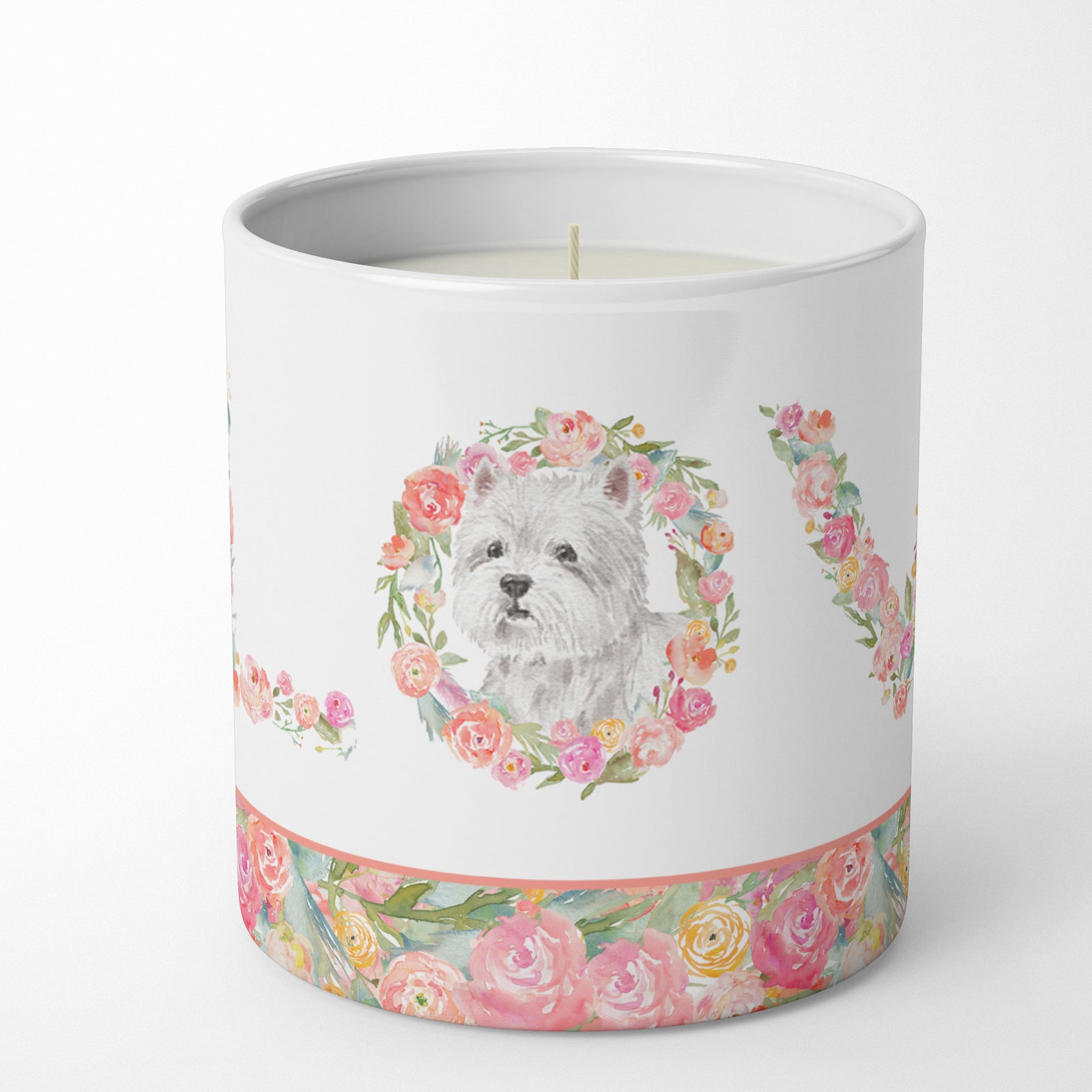 Buy this Westie #7 LOVE 10 oz Decorative Soy Candle