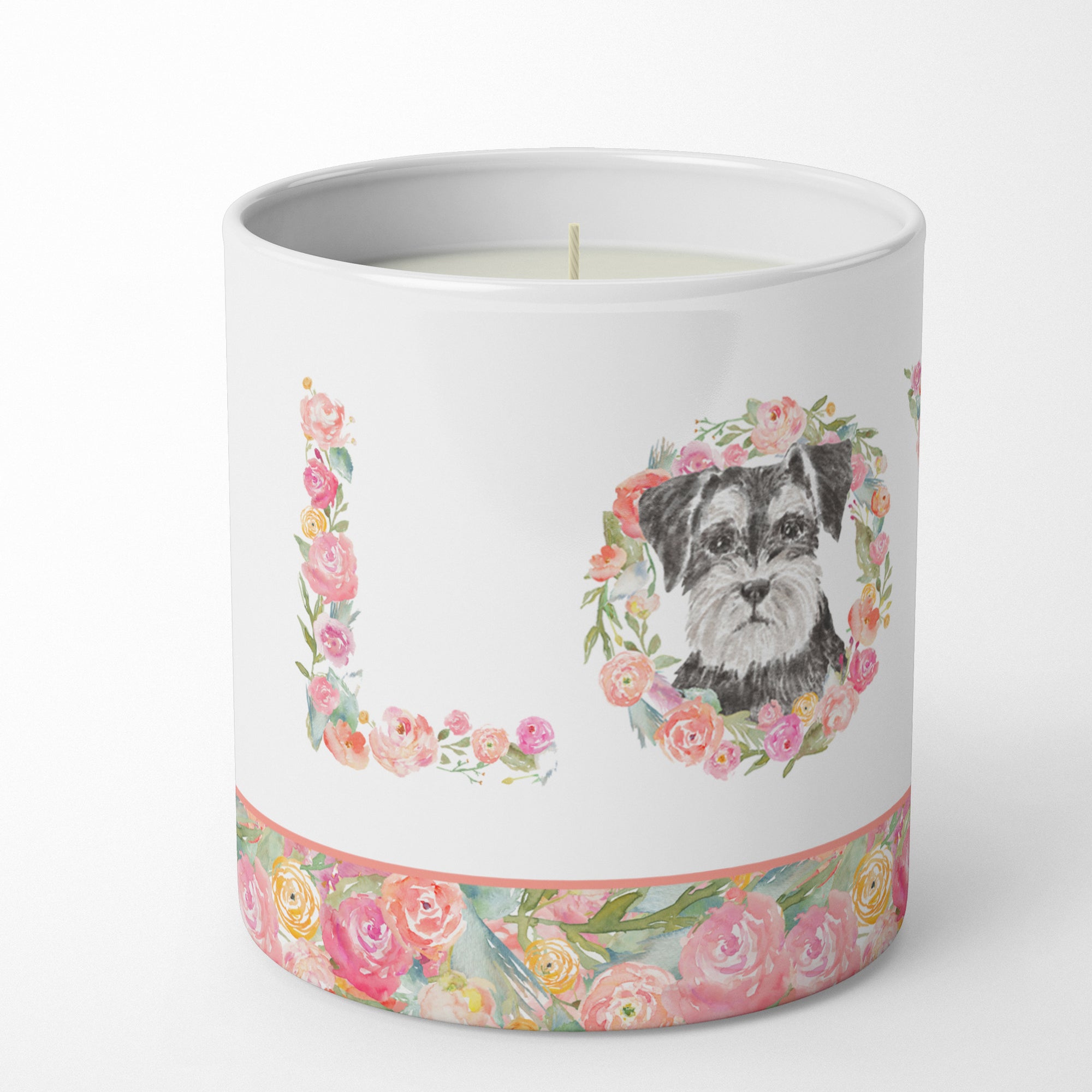Buy this Schnauzer #2 LOVE 10 oz Decorative Soy Candle