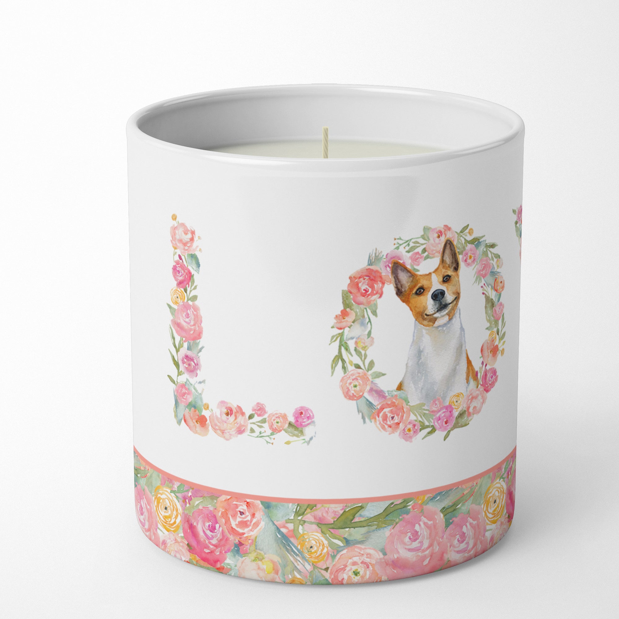 Basenji Love 10 oz Decorative Soy Candle - the-store.com
