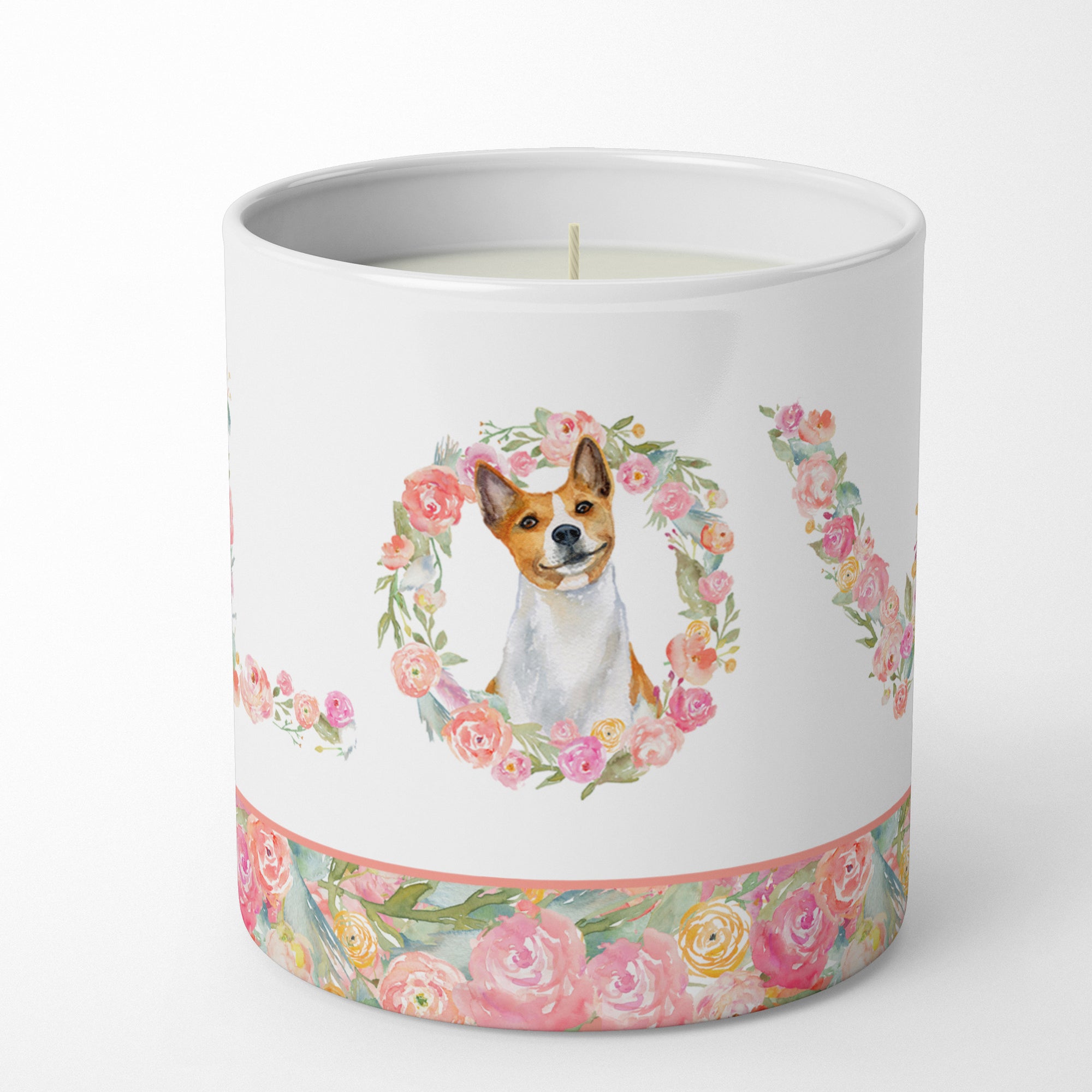 Buy this Basenji Love 10 oz Decorative Soy Candle