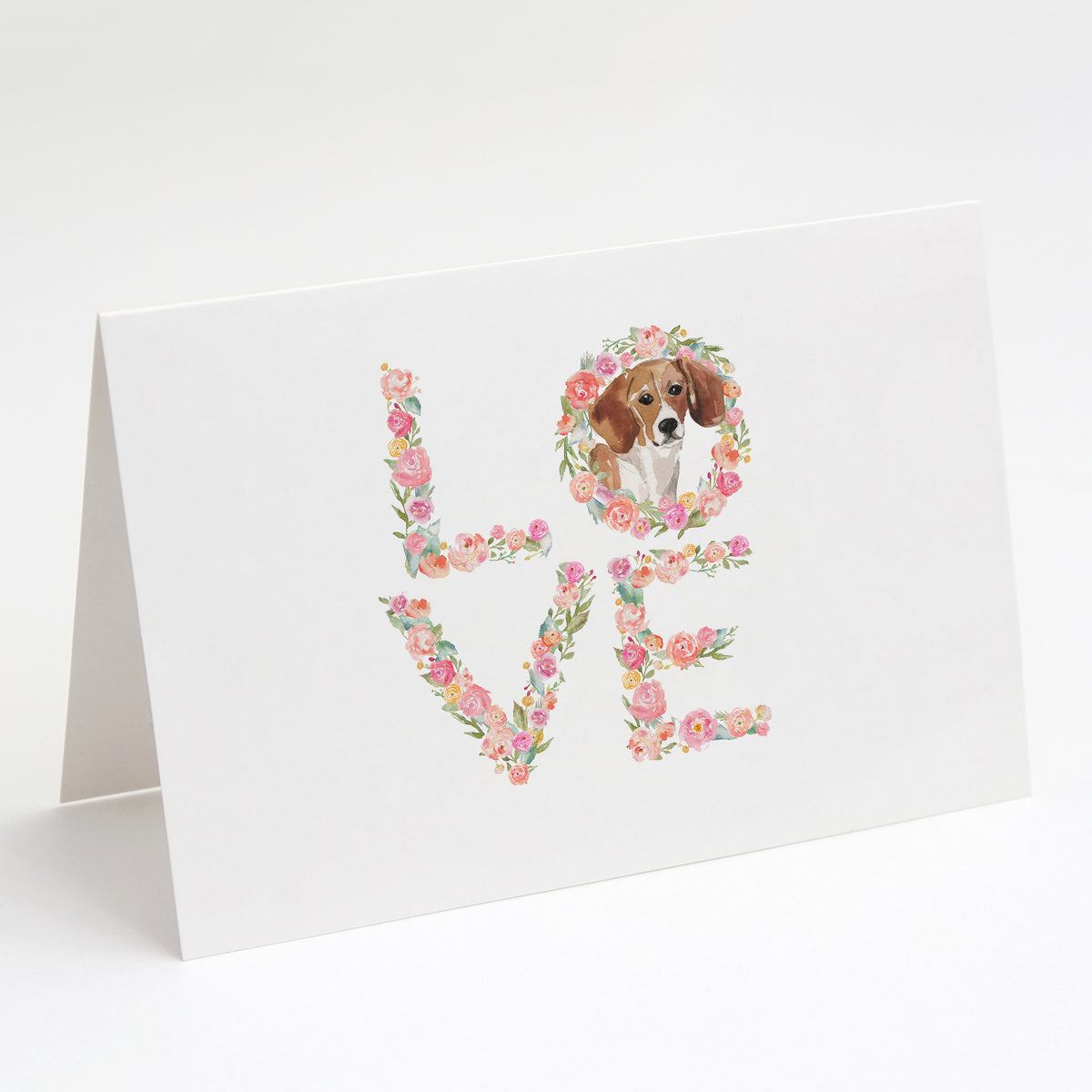 Buy this Beagle #2 Love Greeting Cards and Envelopes Pack of 8