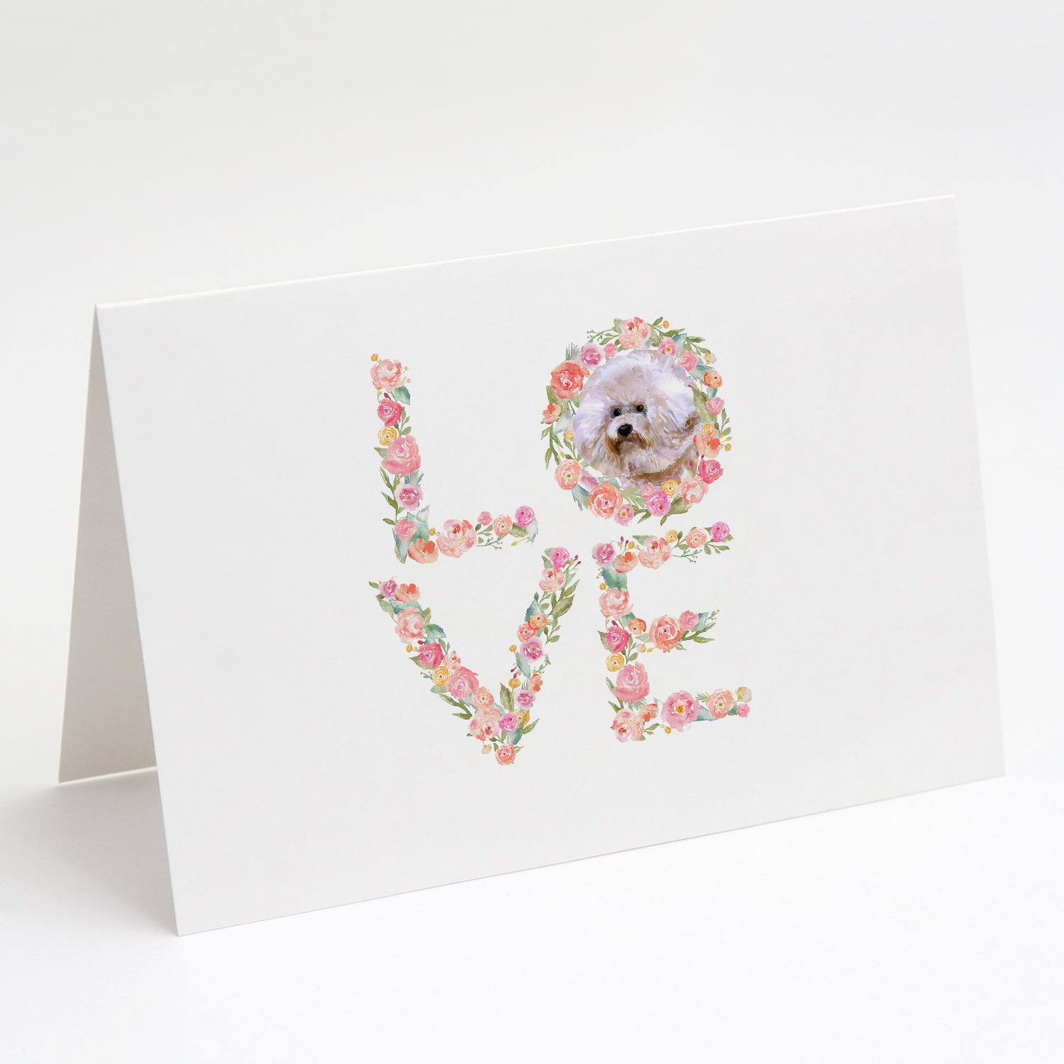 Buy this Bichon Frise Love Greeting Cards and Envelopes Pack of 8