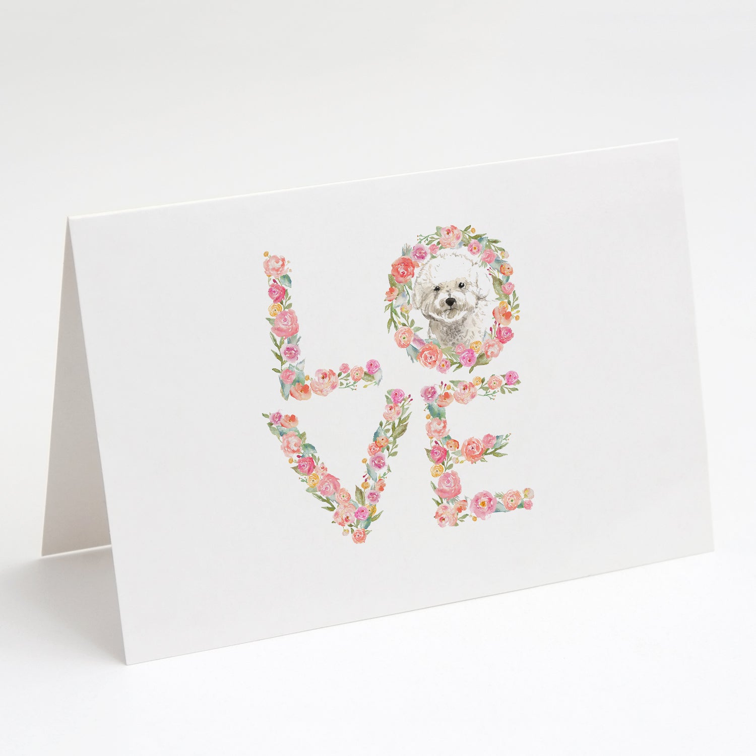 Buy this Bichon Frise #2 Love Greeting Cards and Envelopes Pack of 8