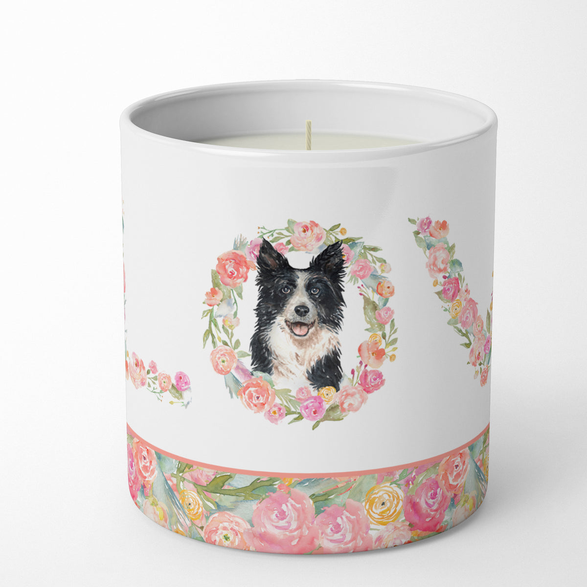Buy this Border Collie Love 10 oz Decorative Soy Candle