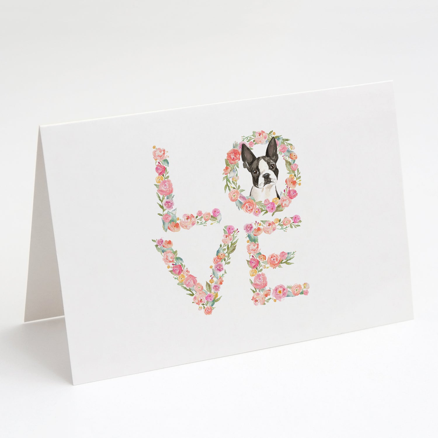 Buy this Boston Terrier Love Greeting Cards and Envelopes Pack of 8