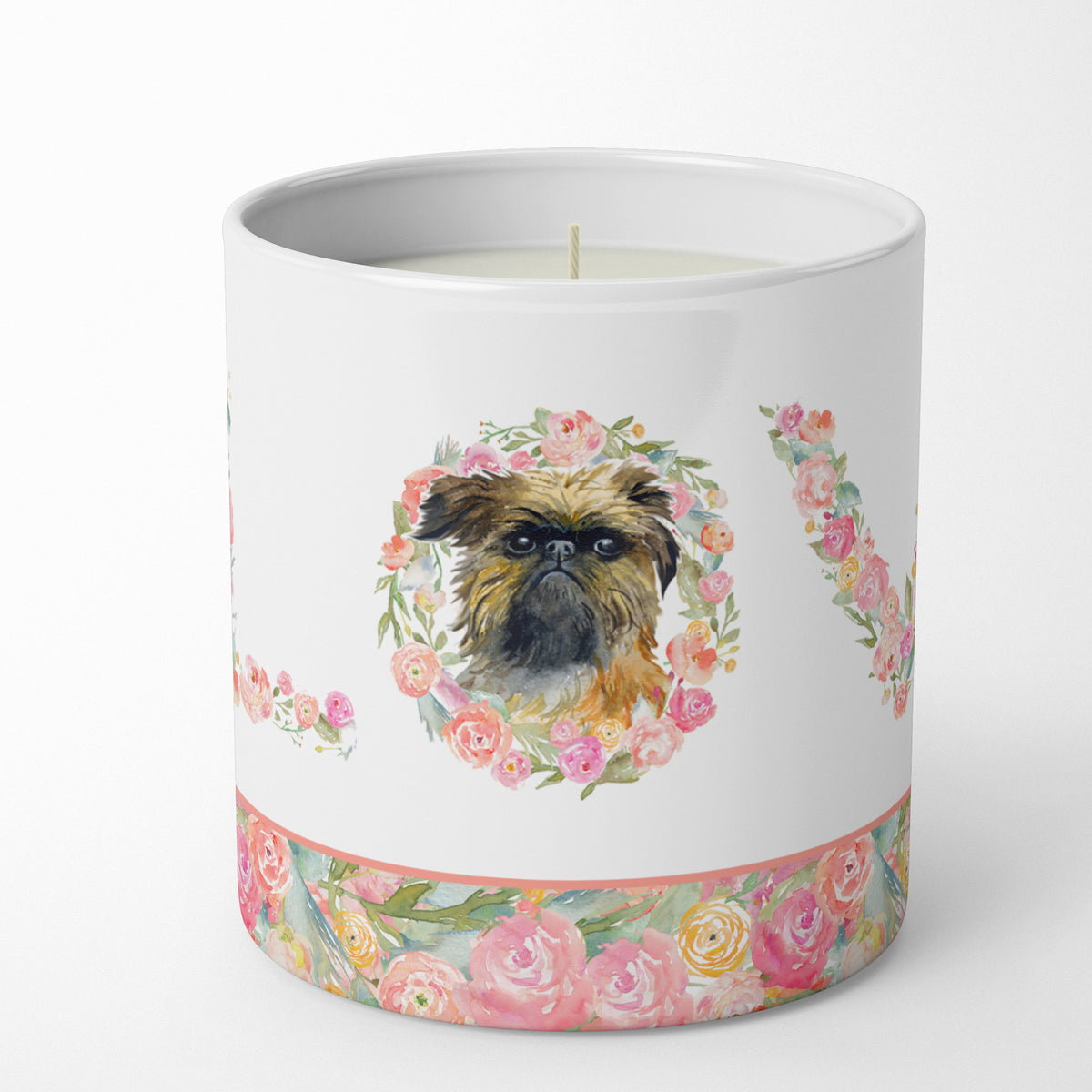 Buy this Brussels Griffon Love 10 oz Decorative Soy Candle