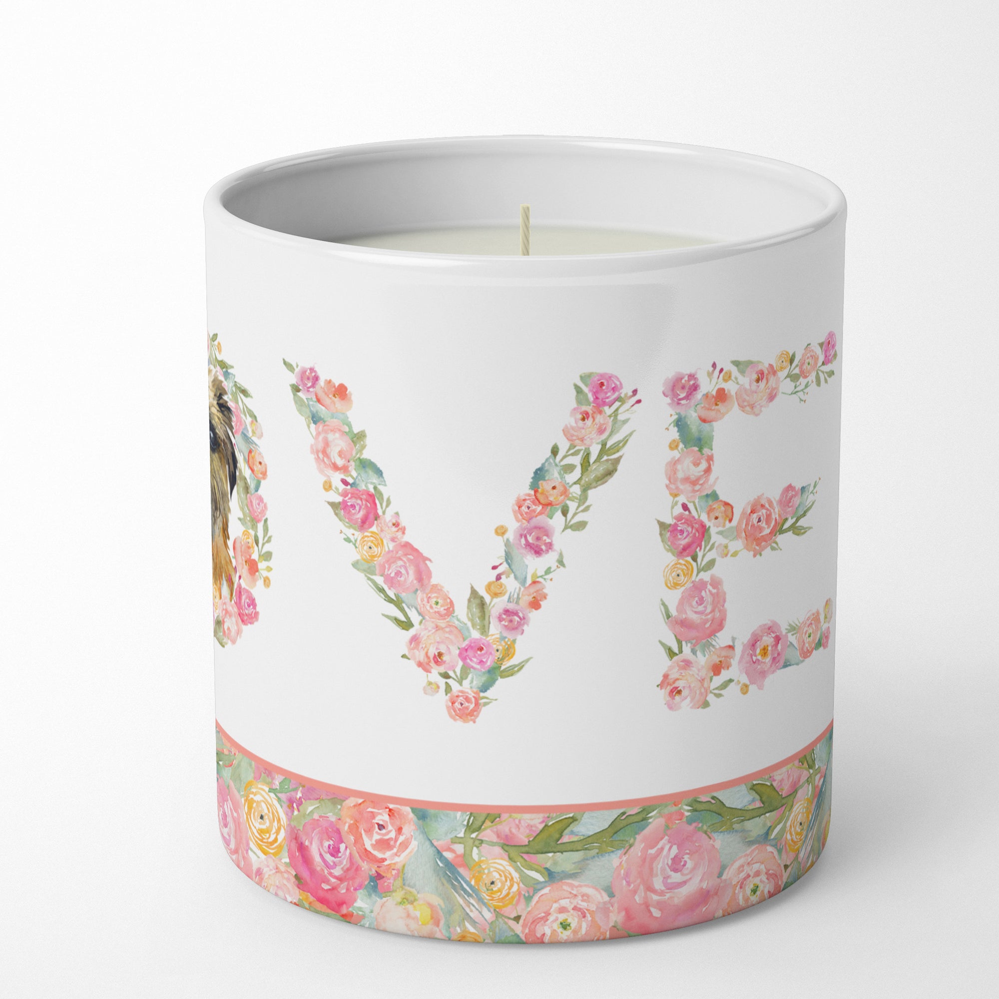 Brussels Griffon Love 10 oz Decorative Soy Candle - the-store.com