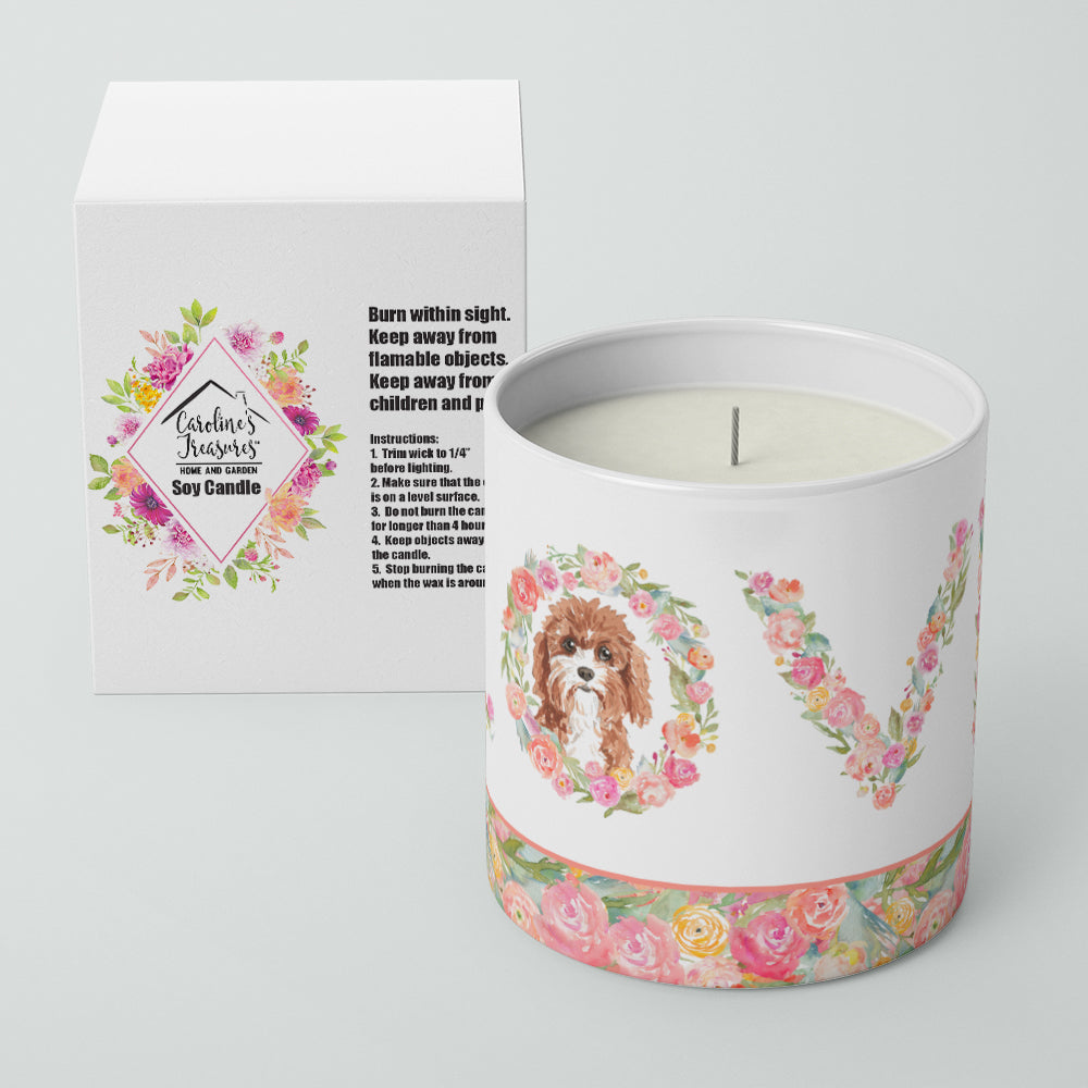Cavapoo Love 10 oz Decorative Soy Candle - the-store.com
