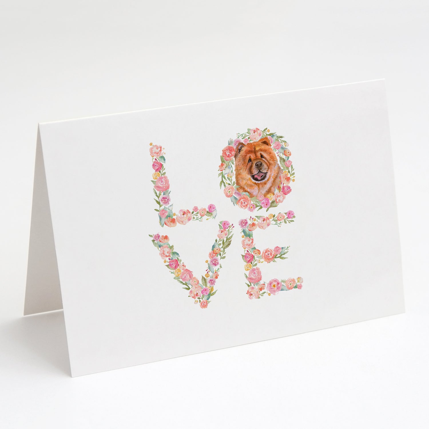 Buy this Chow Chow Love Greeting Cards and Envelopes Pack of 8