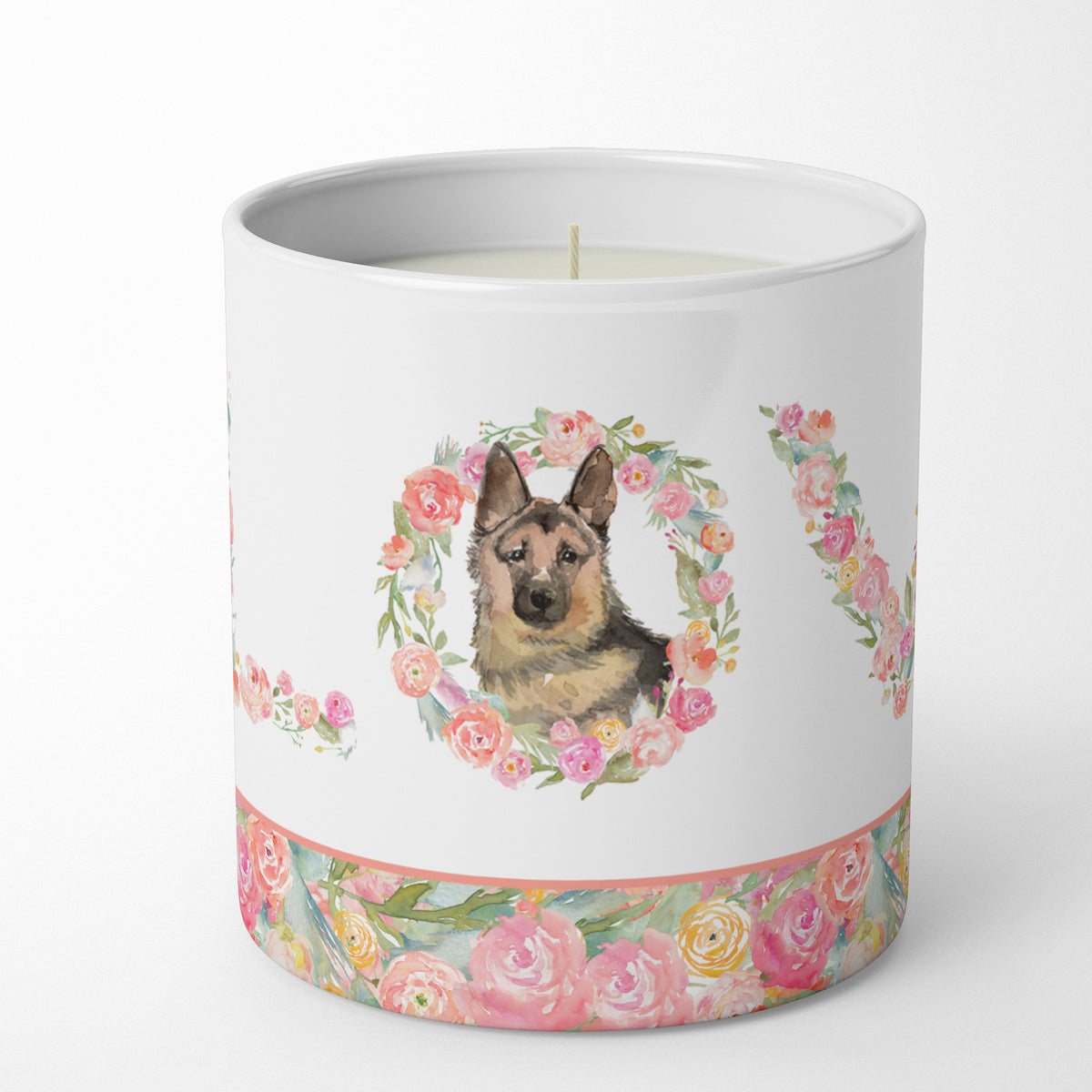 Buy this German Shepherd Love 10 oz Decorative Soy Candle