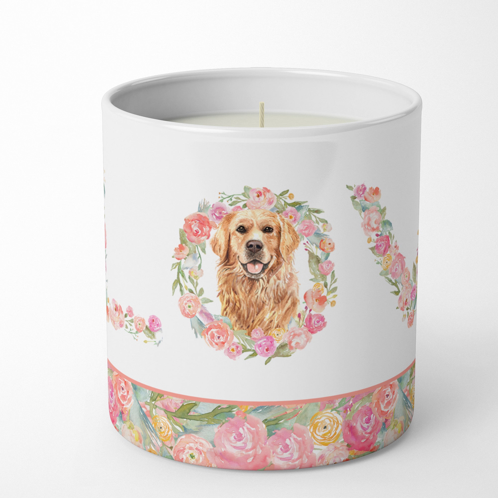 Buy this Golden Retriever #2 Love 10 oz Decorative Soy Candle