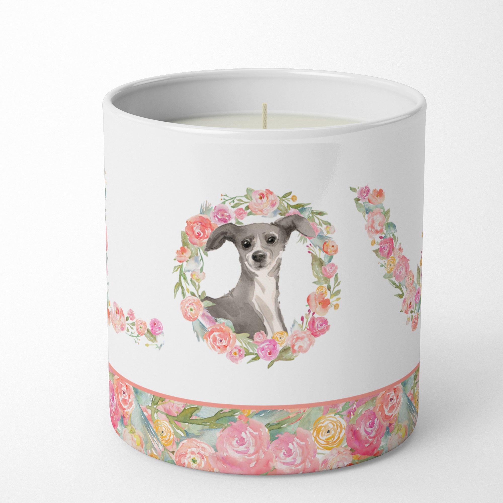 Buy this Italian Greyhound Love 10 oz Decorative Soy Candle