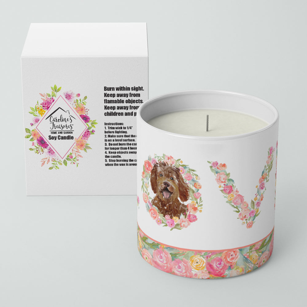 Labradoodle Love 10 oz Decorative Soy Candle - the-store.com