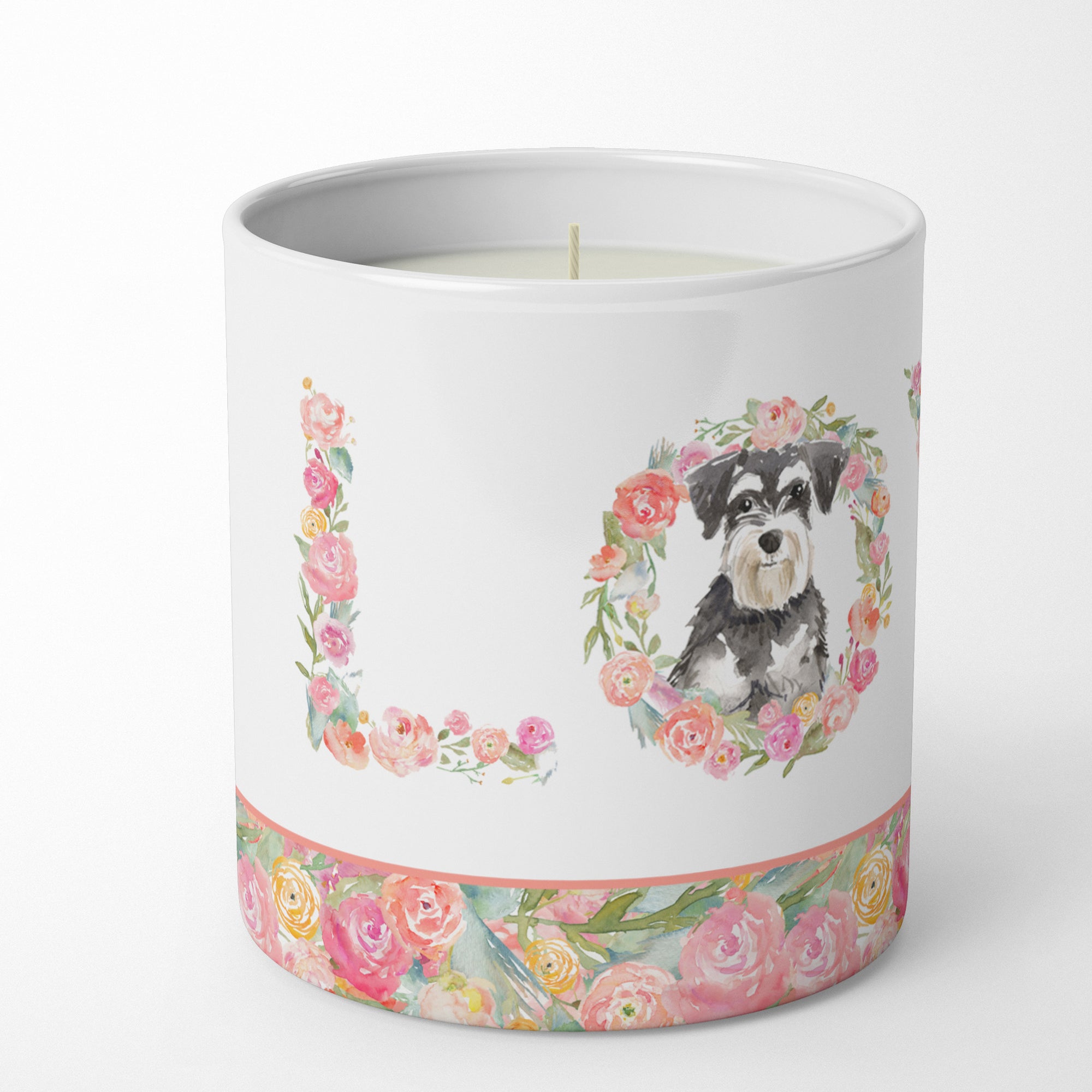 Buy this Schnauzer Love 10 oz Decorative Soy Candle