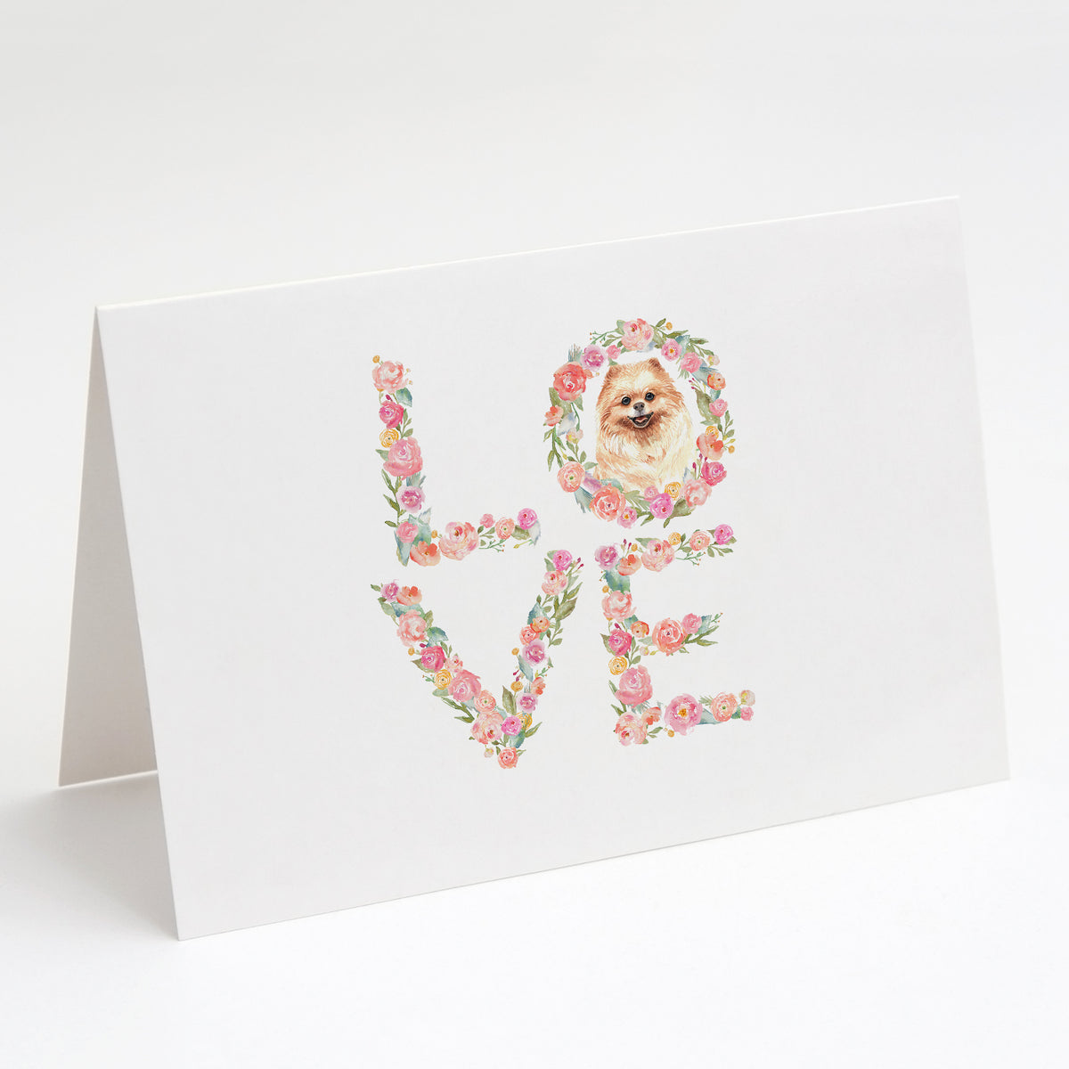 Buy this Pomeranian #2 Love Greeting Cards and Envelopes Pack of 8