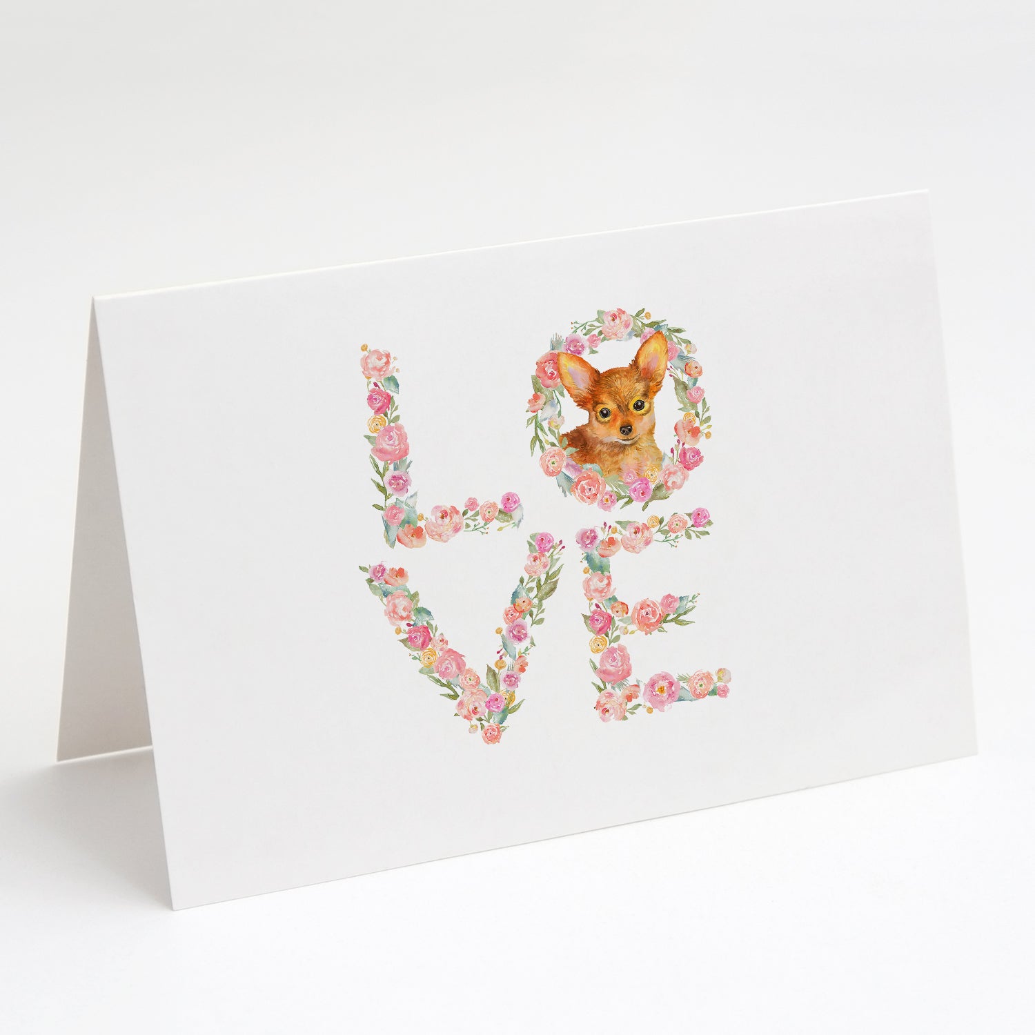 Buy this Toy Terrier Love Greeting Cards and Envelopes Pack of 8