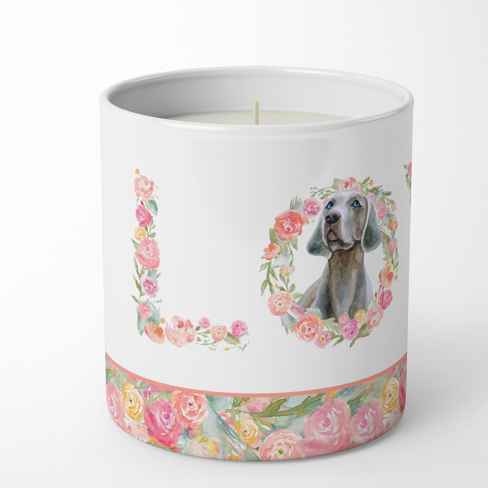 Weimaraner #2 Love 10 oz Decorative Soy Candle - the-store.com