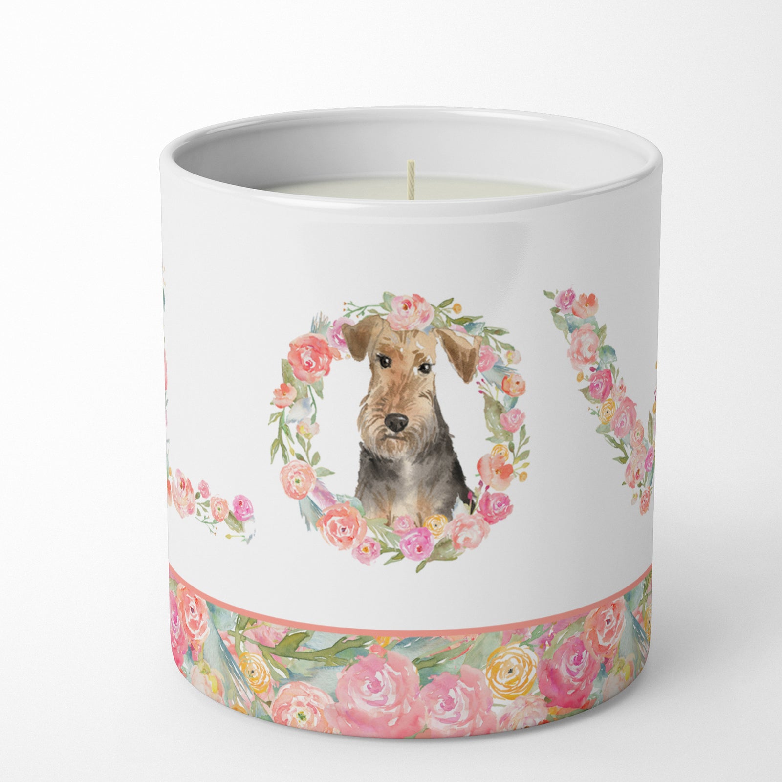 Buy this Welsh Terrier Love 10 oz Decorative Soy Candle