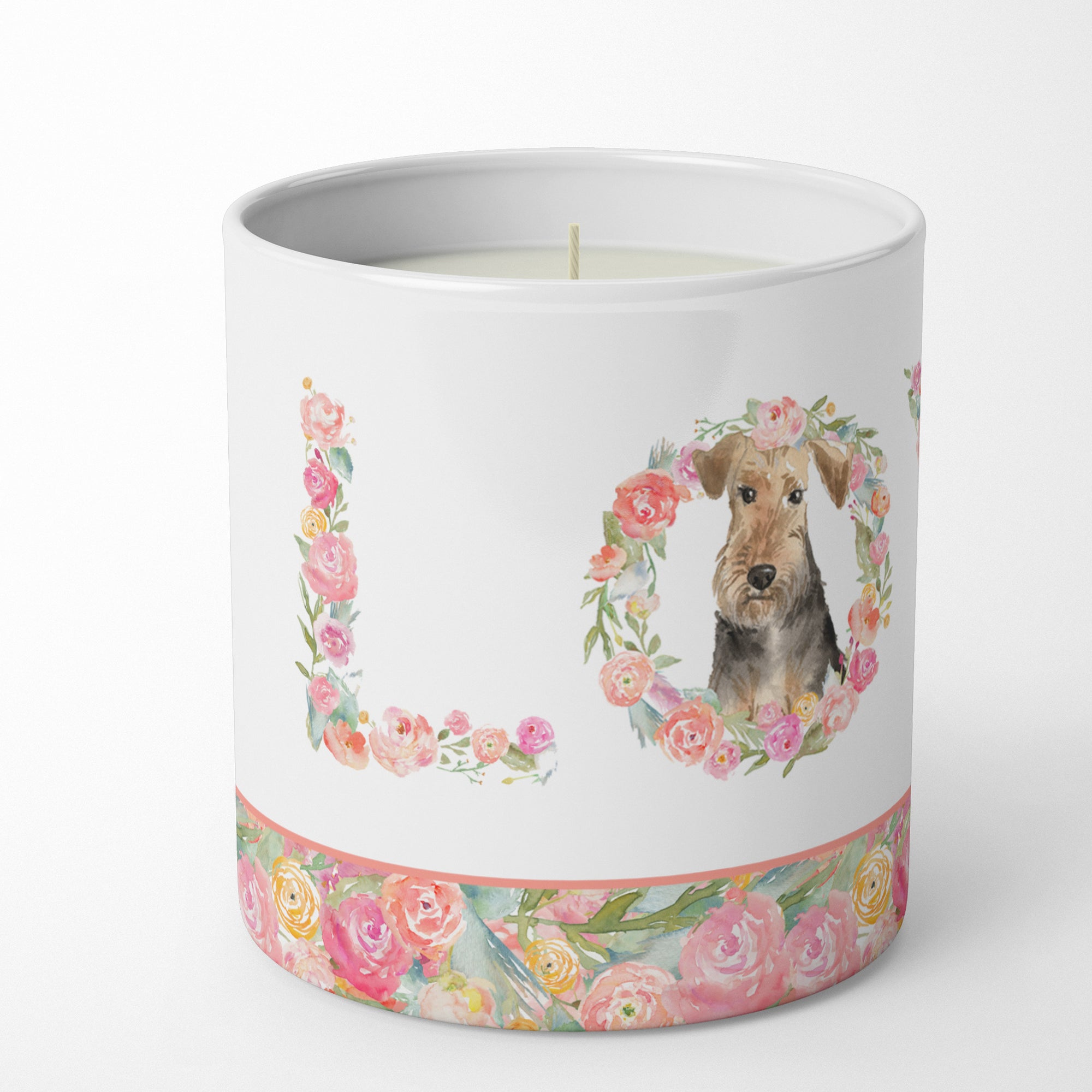 Welsh Terrier Love 10 oz Decorative Soy Candle - the-store.com