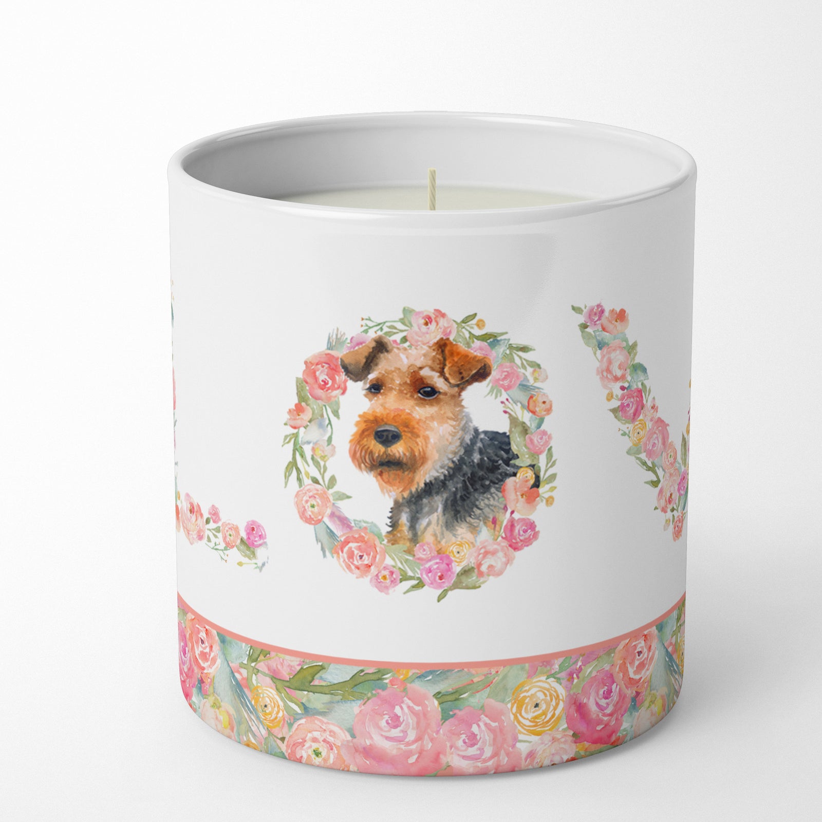 Buy this Welsh Terrier #2 Love 10 oz Decorative Soy Candle